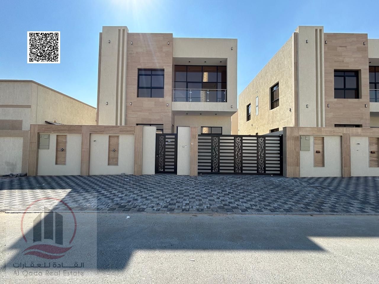 For sale, a villa in Ajman Al Yasmeen, 5 master rooms, a Majles room, a hall, and a maid’s room, freehold for all nationalities, Installment with out