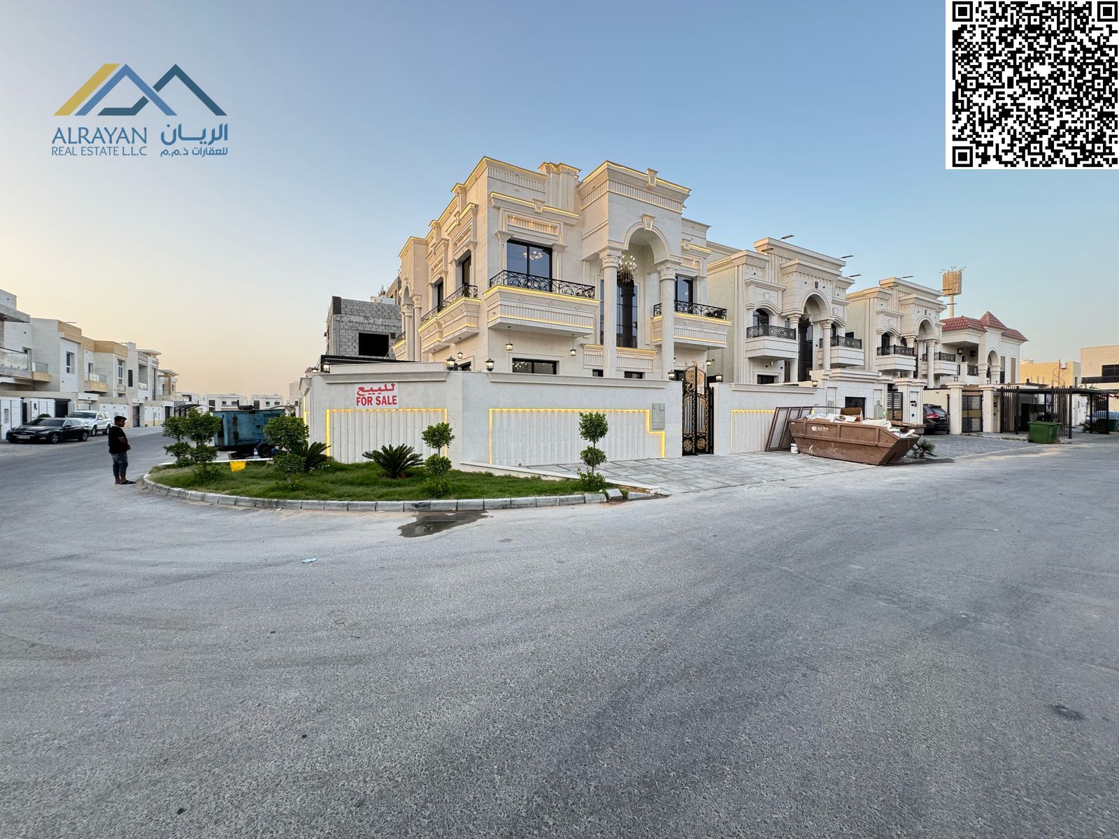 For sale in the Jasmine area, a classic two-story villa with super deluxe finishing