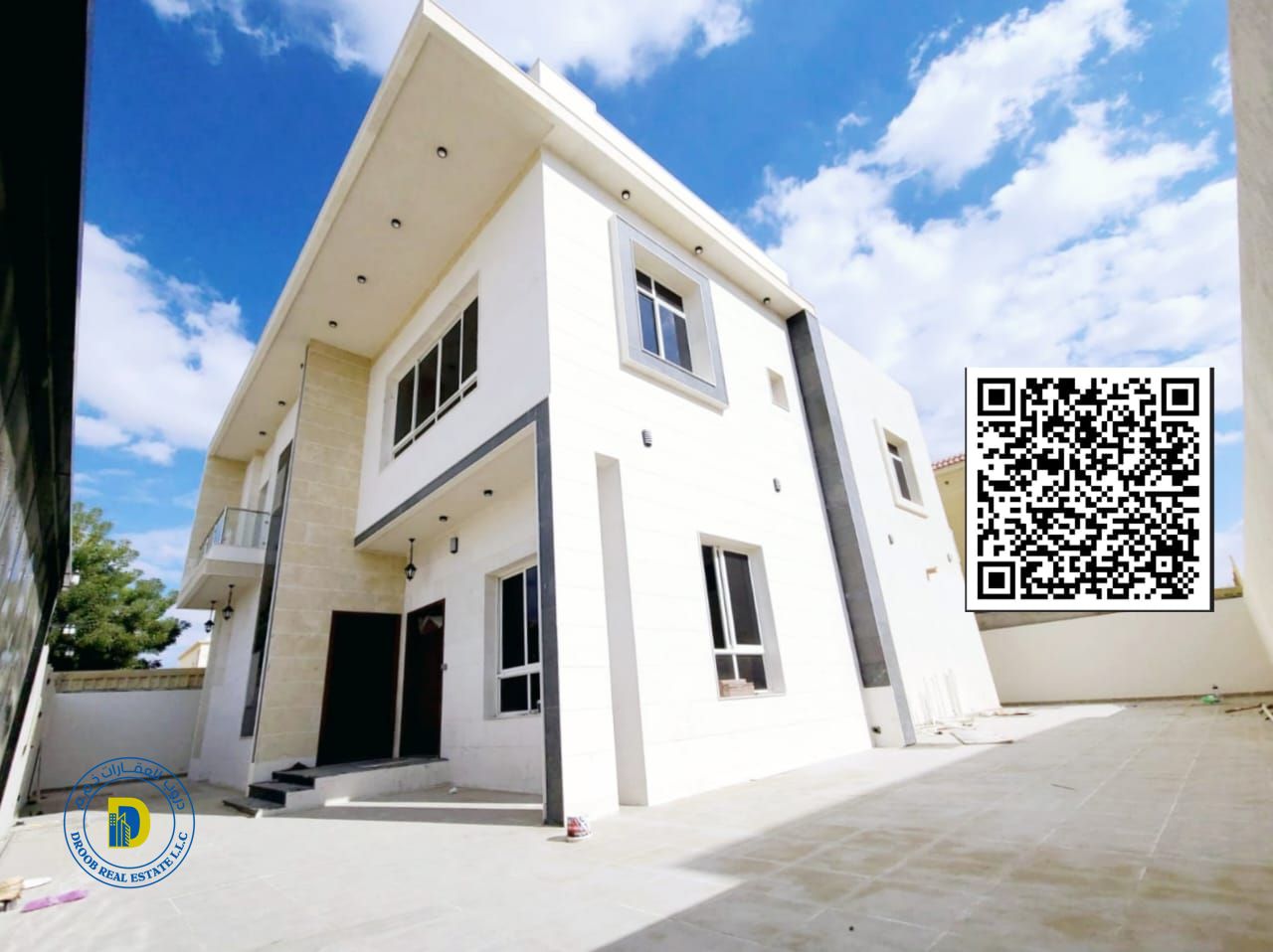For sale, a modern villa with a large area, in a very distinguished location in the Al Rawda area of Ajman