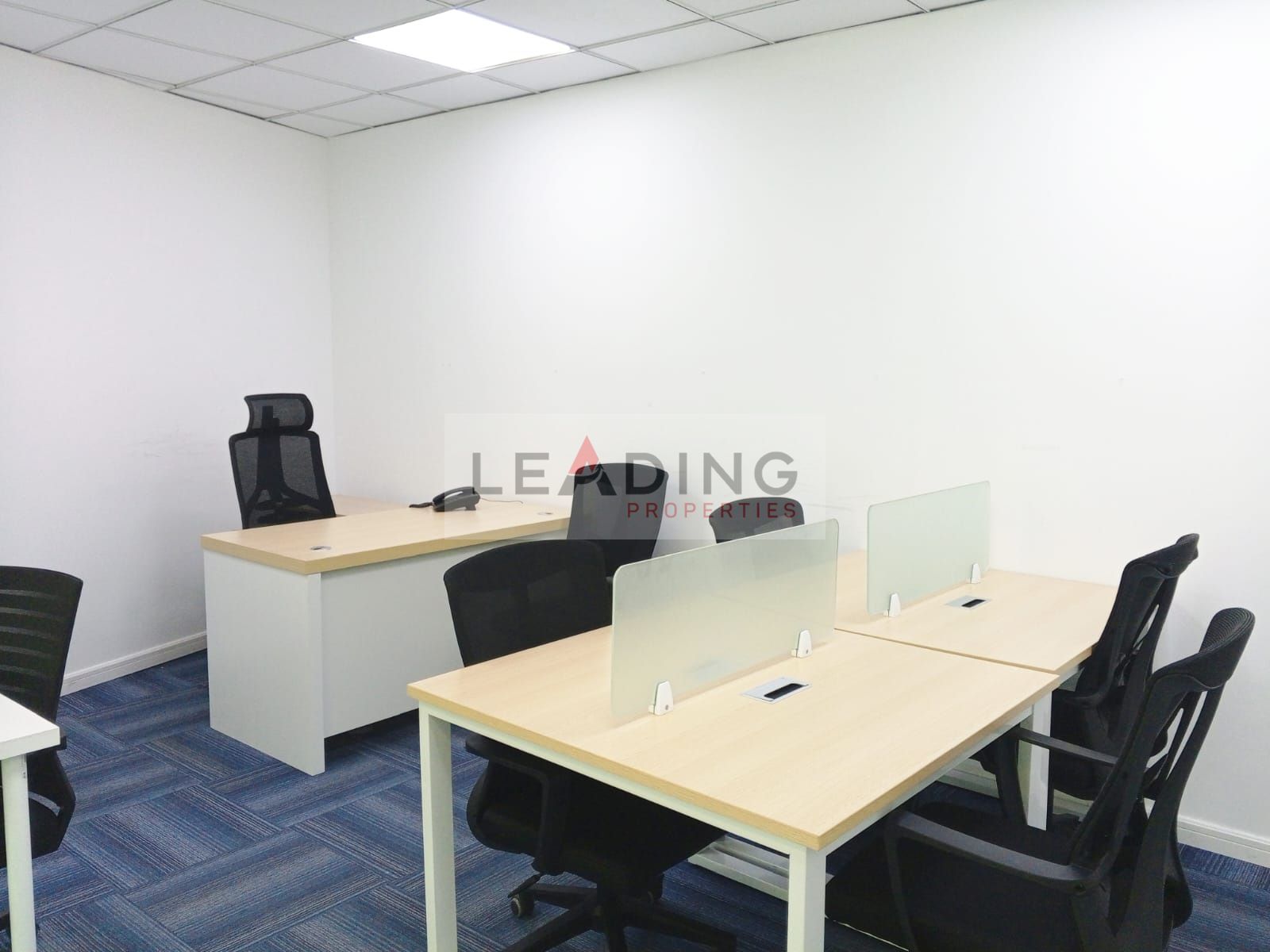 Fitted Office Vacant canal & view parking place