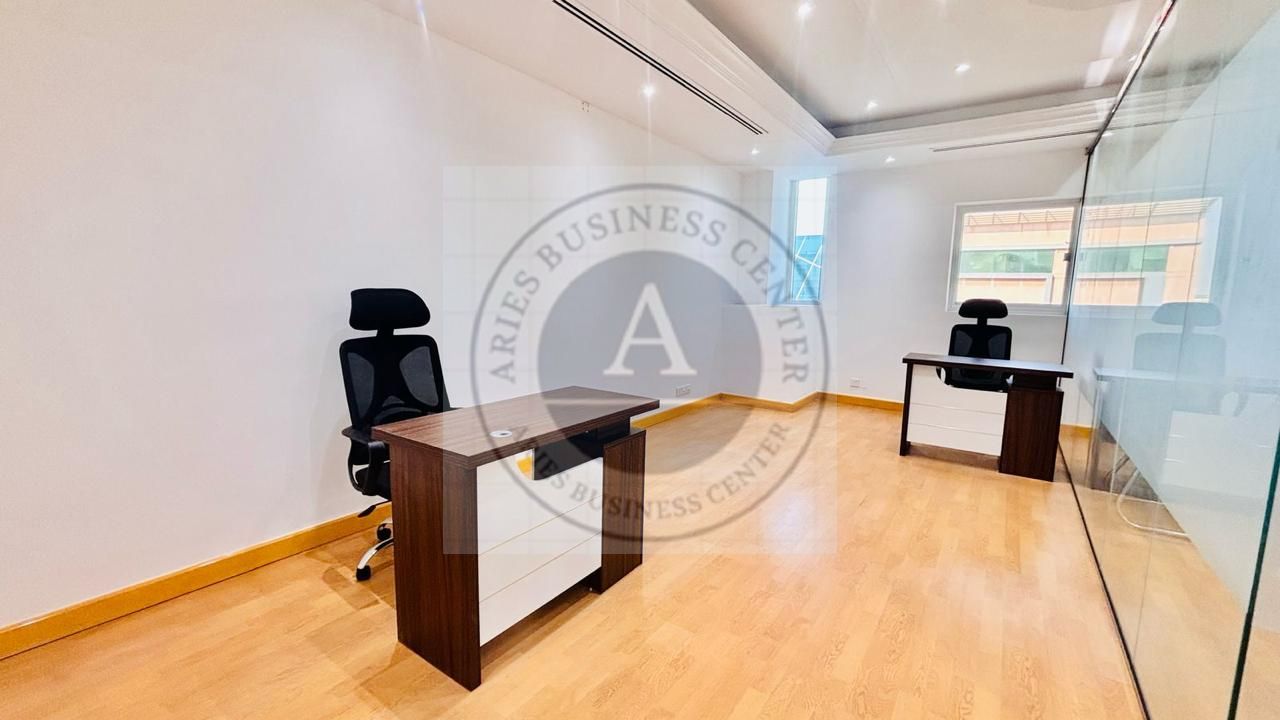 FURNISHED OFFICE SPACE WITH EJARI | DEWA CHILLER WIFUI FREE | PRIME LOCATION