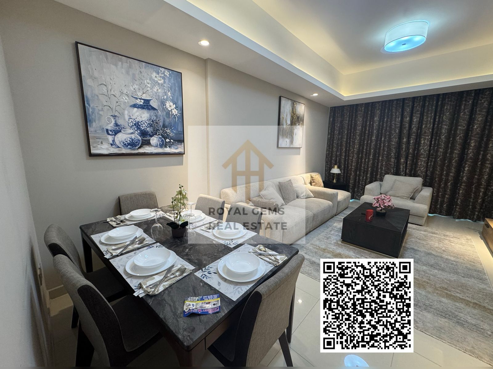 1 bedroom with story +salon+balcon+parking,most luxurious towers in Ajman for monthly rent ,high quality and technology bulding in shaik khalifa bin m