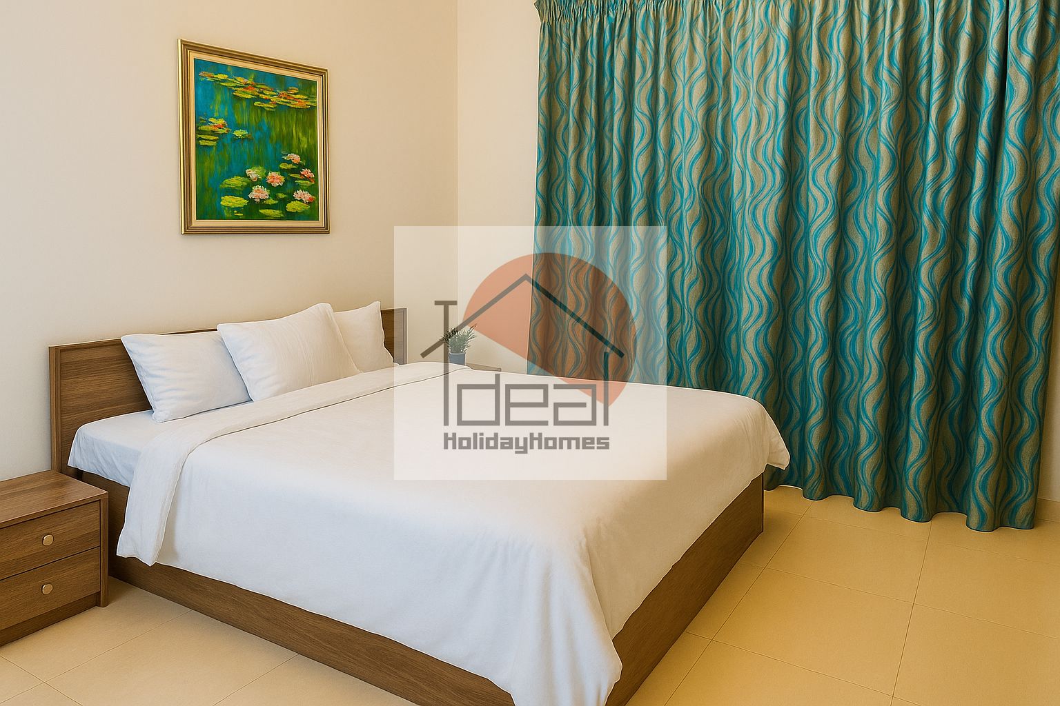 big studio with all bills, parking, balcony,swiming pool view
