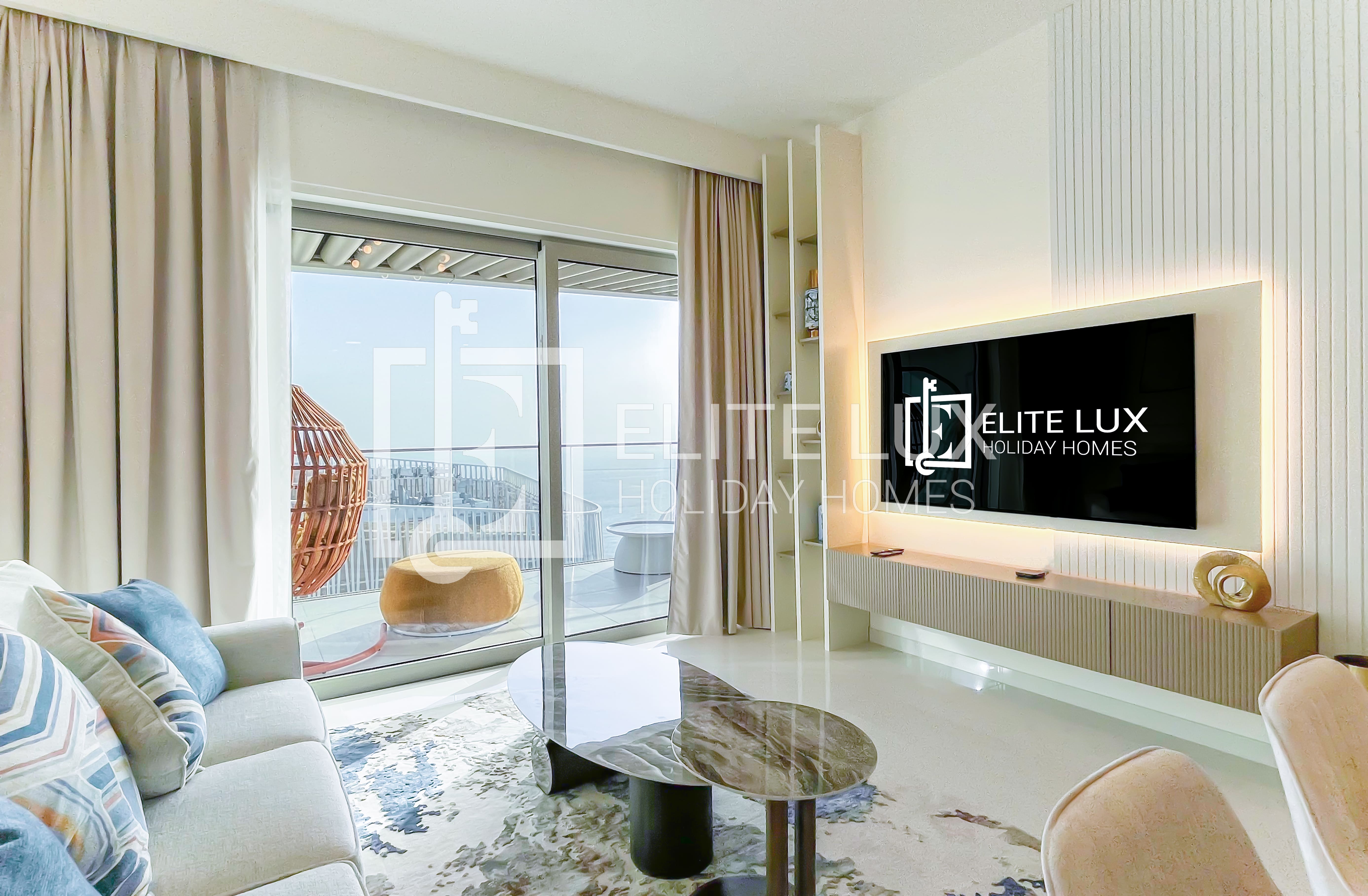 Beachfront 1BR Oasis & Stunning Views By Elie Saab