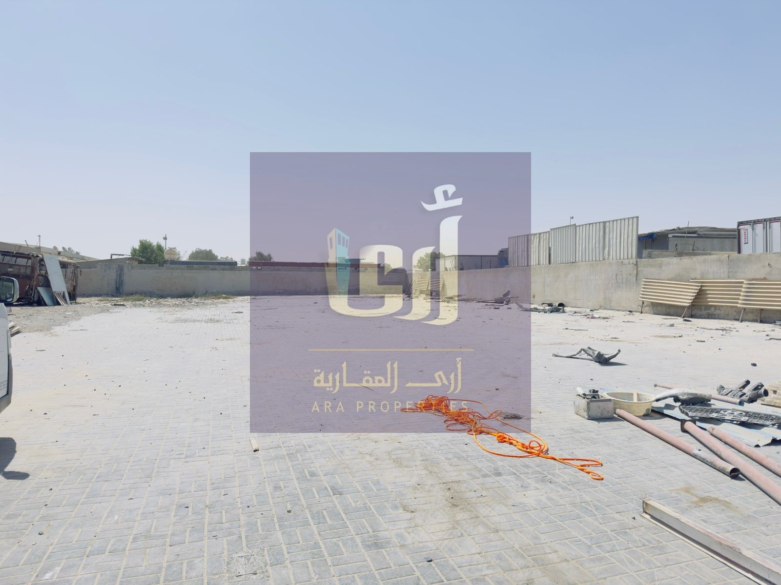 AMAZING OFFER INDUSTRIAL LAND FOR RENT IN AL SAJJA 20K SQFT RENT 140K WITHOUT ELECTRICITY AND WATER