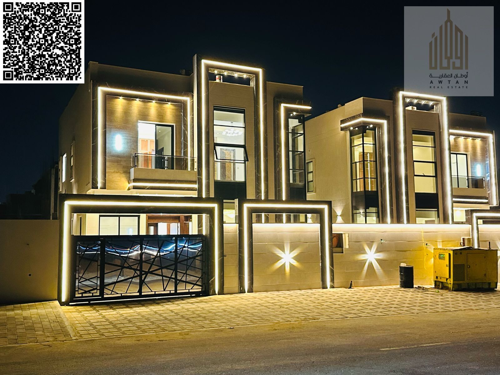 Villa with distinctive finishes, including registration and ownership fees