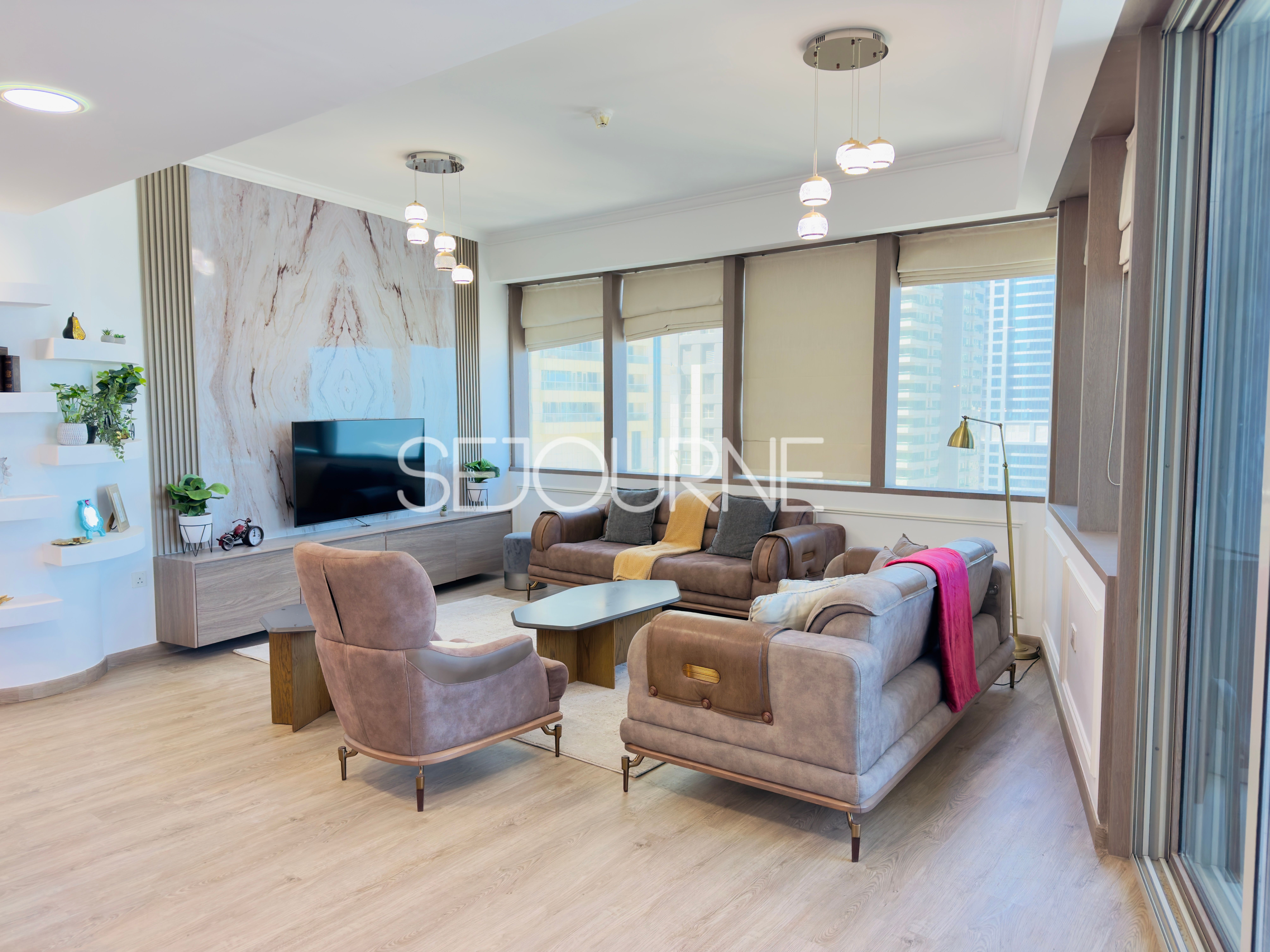 Stylish 2BR Ocean Heights Marina