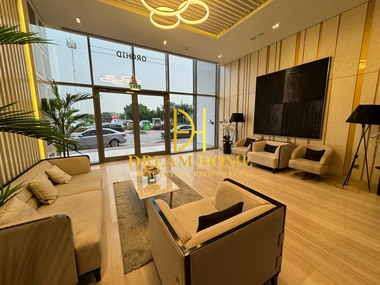Damac Orchid , 2 br with maid room , balcony , swimming pool view