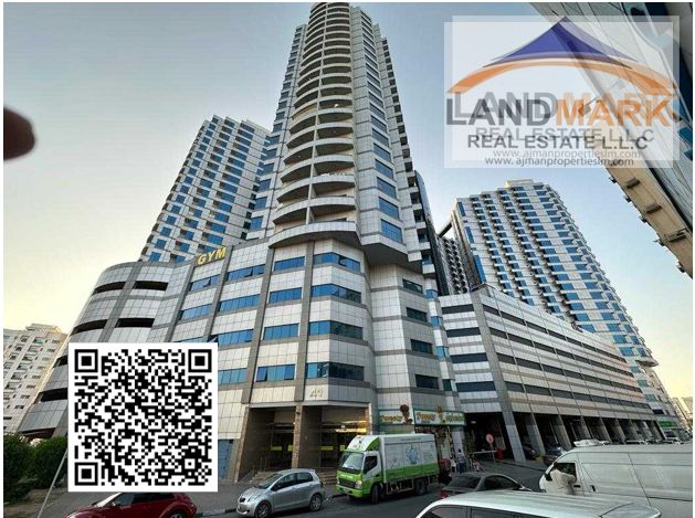Big size 2 bedroom apartment with parking for sale in falcon tower ajman
