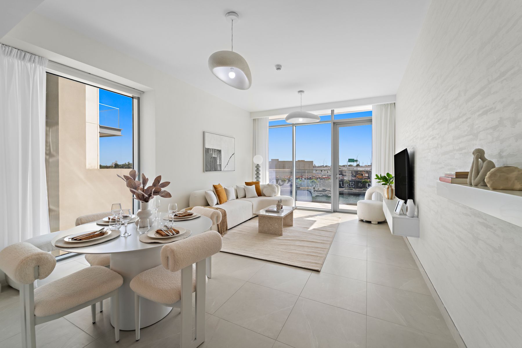 Serene Living | Spacious 2BR + Maid’s | Canal View