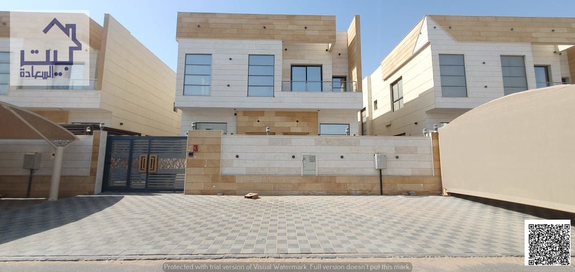 For rent: Modern villa in Al-Yasmeen area, first resident, independent villa, one of the best residential locations, wonderful design, large spaces,