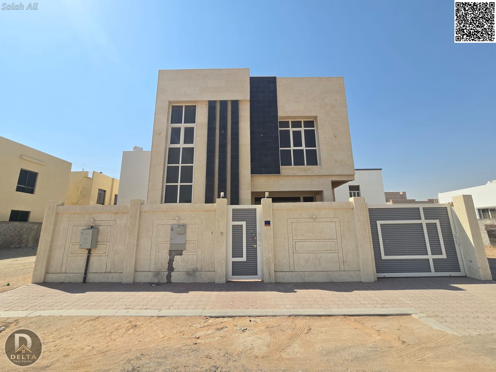 We offer you a villa for rent in Al Helio 2, first resident, upscale, with a distinctive personal finish, modern design, luxury, and at a very attract