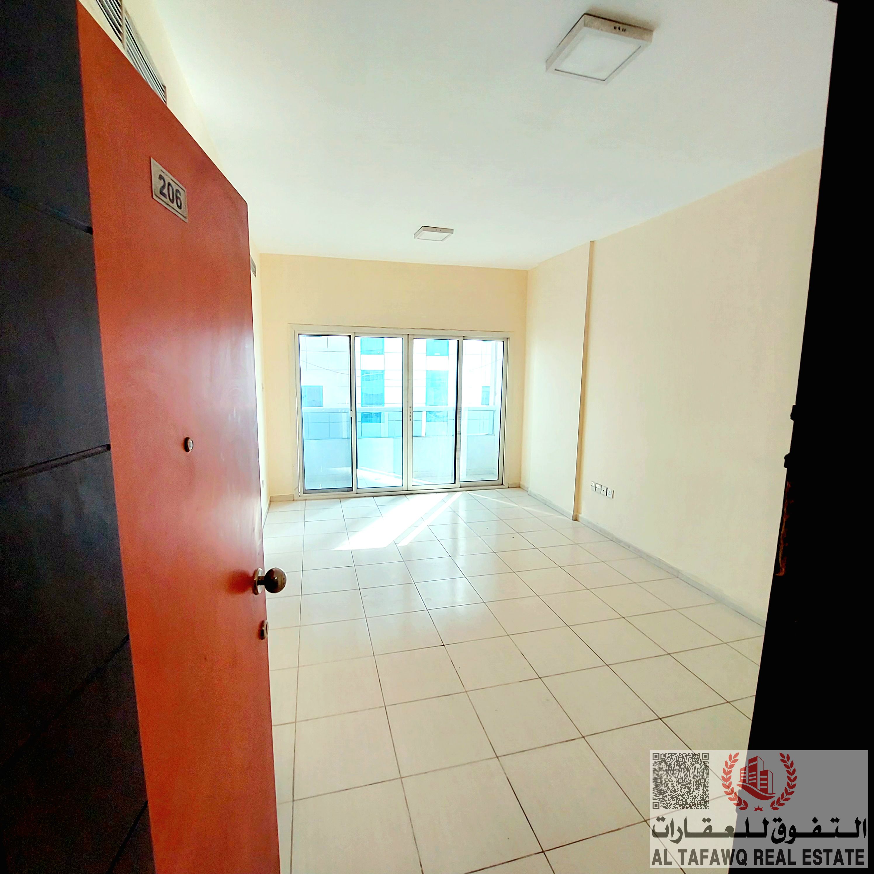 Apartment for rent, a large area, consisting of a room, a hall, a bathroom, , and a balcony