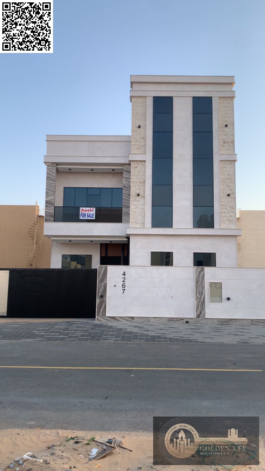 LUXURY VILLA WITH POOL & PARKING FOR SALE IN AJMAN AL ZAHIA