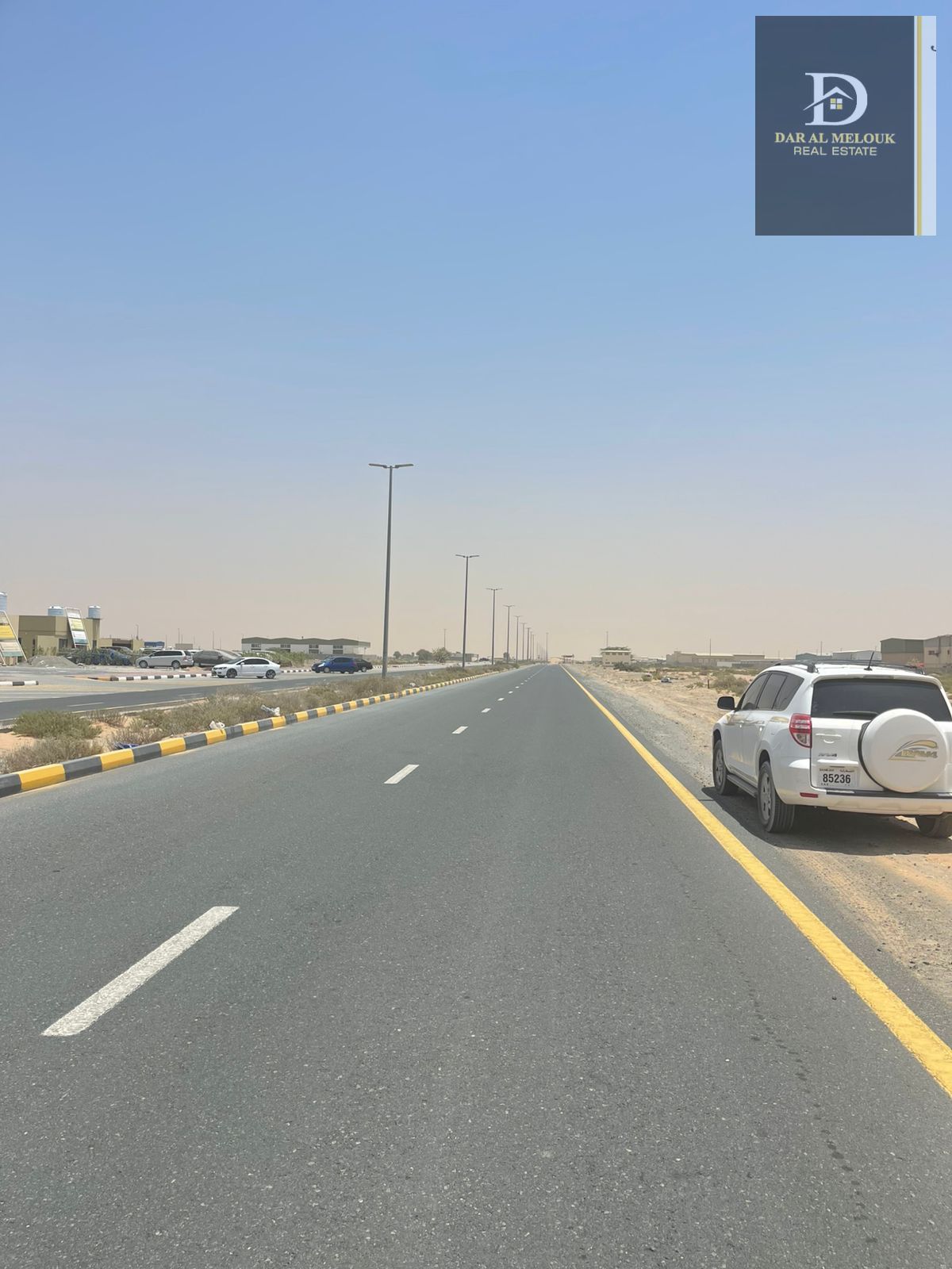 For sale in Sharjah, Al Sajaa Al Hanou area 20,000 sq ft industrial land Warehouse permit for