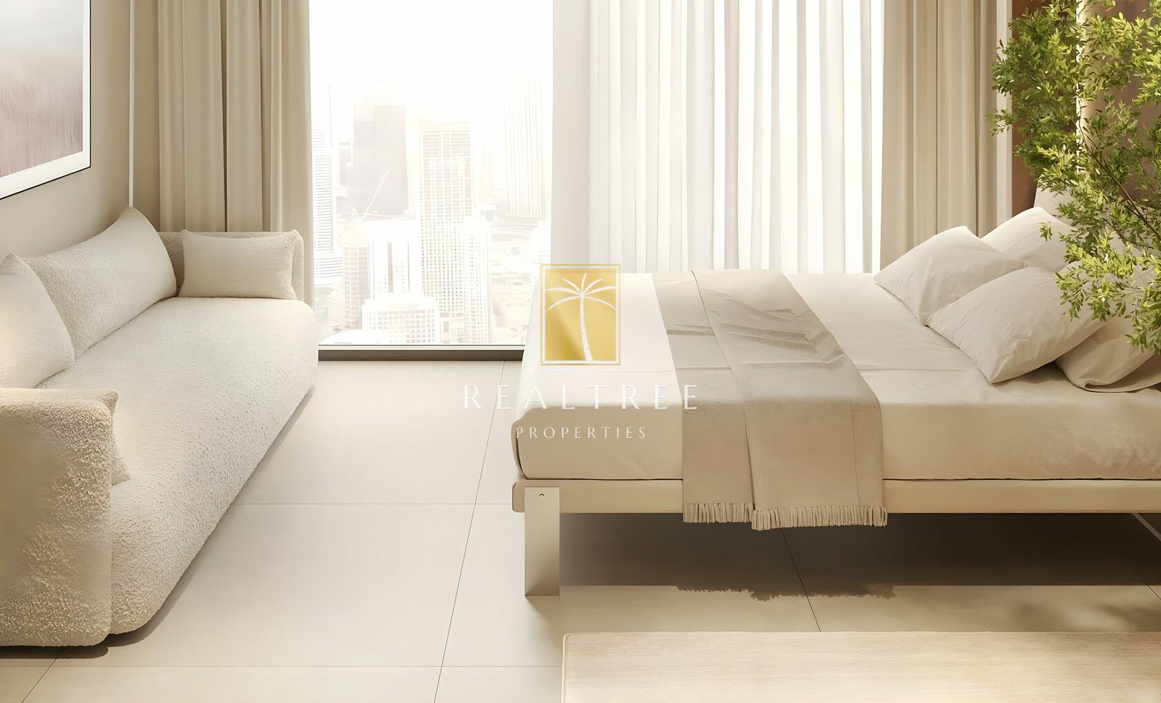 Luxe 1BR | Pool View | Park-Facing Delight