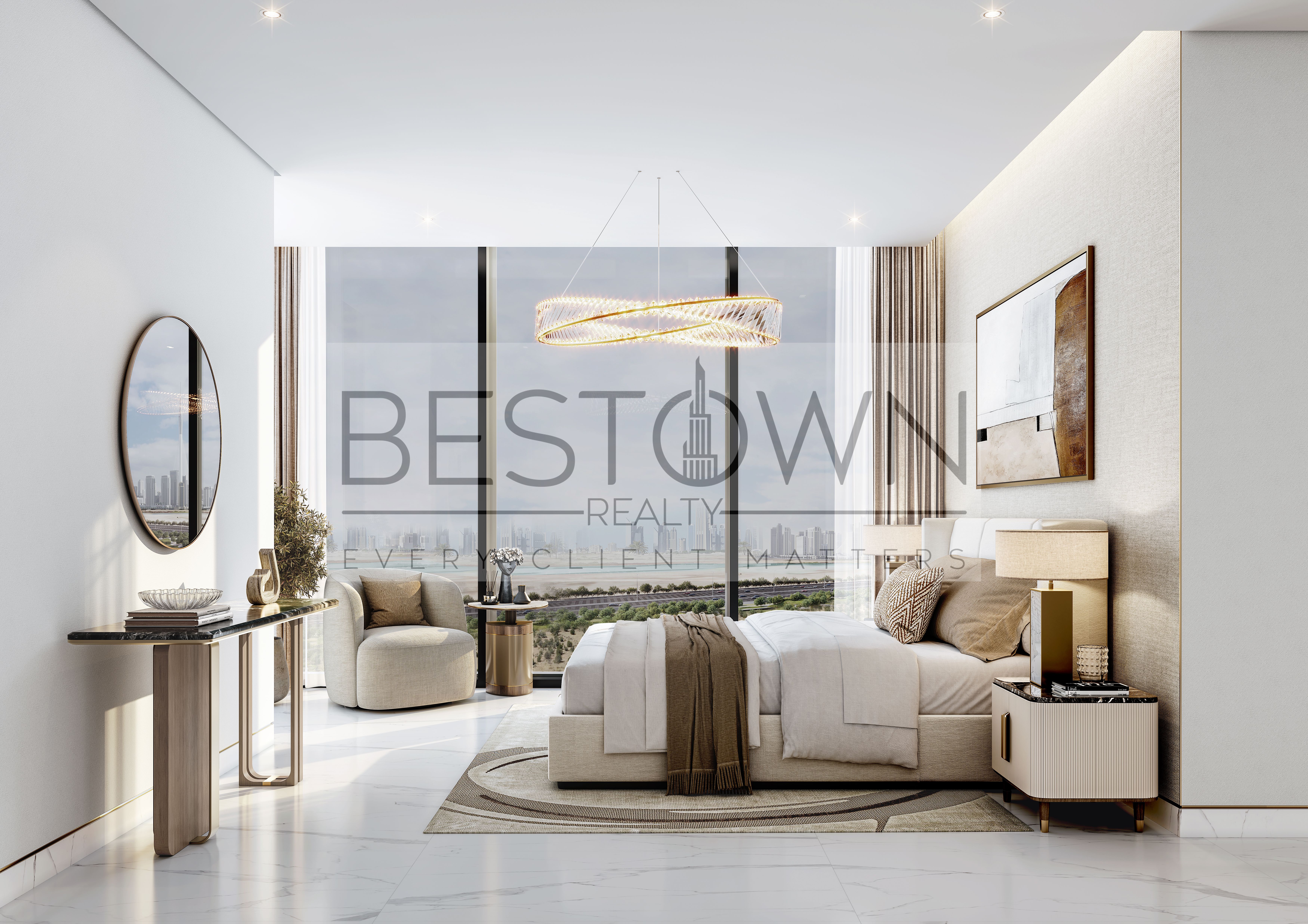 Skyline Serenity | Modern 2BHK with Captivating City Views