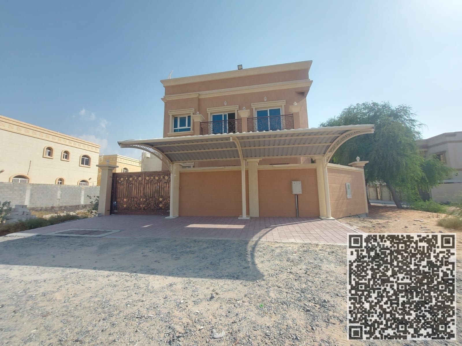 Villa for rent Al Helio Area of Ajman Lowest price in the region With air conditioners A special location