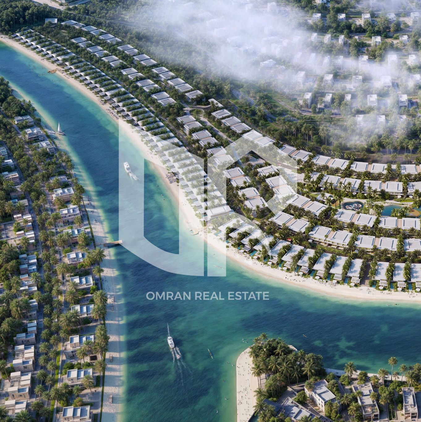A luxurious townhouse with a stunning view. . . in the heart of The View Island - the most beautiful place in Al Hamriya