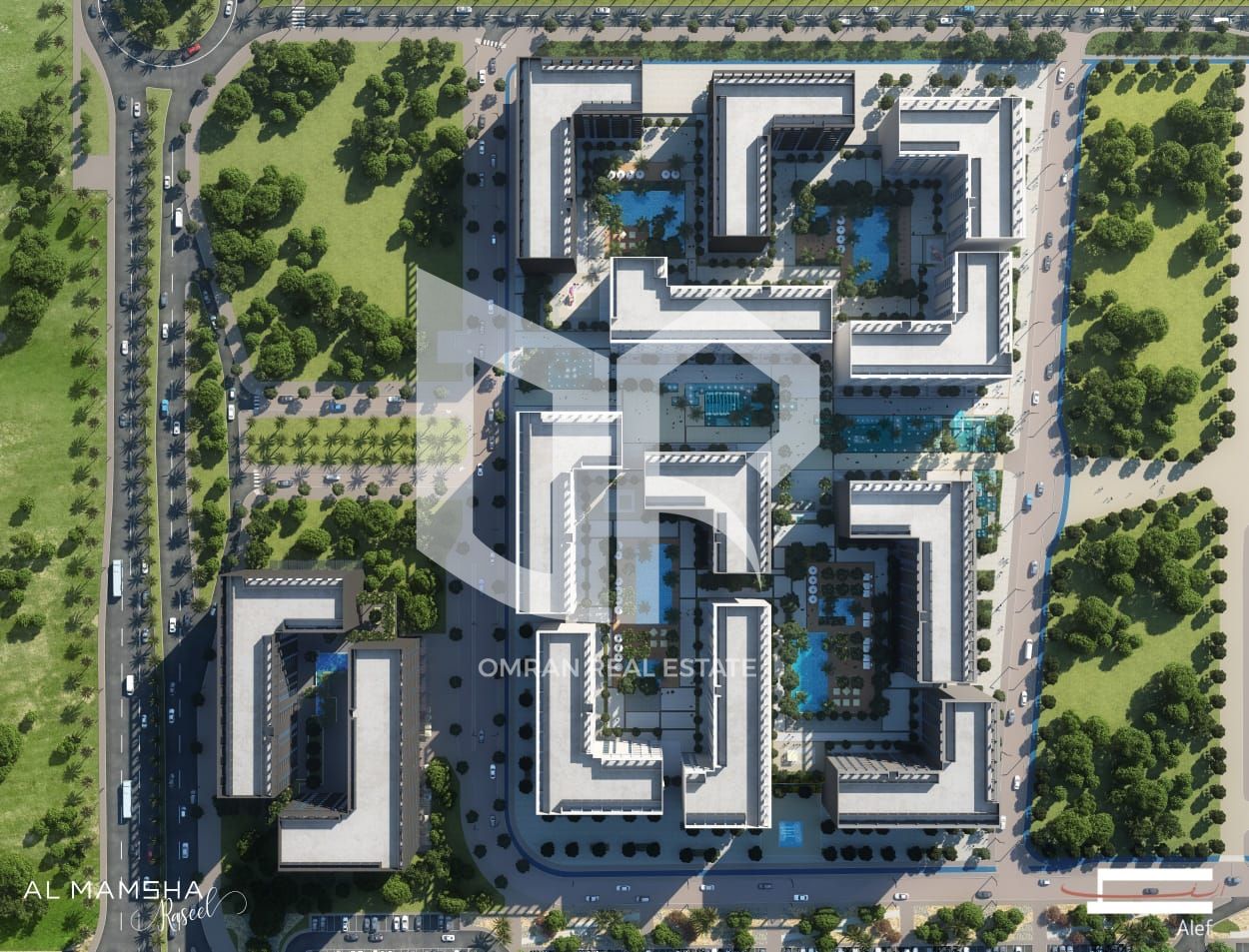 Al Mamsha is the first car-free, union-safe residential project. . . . .