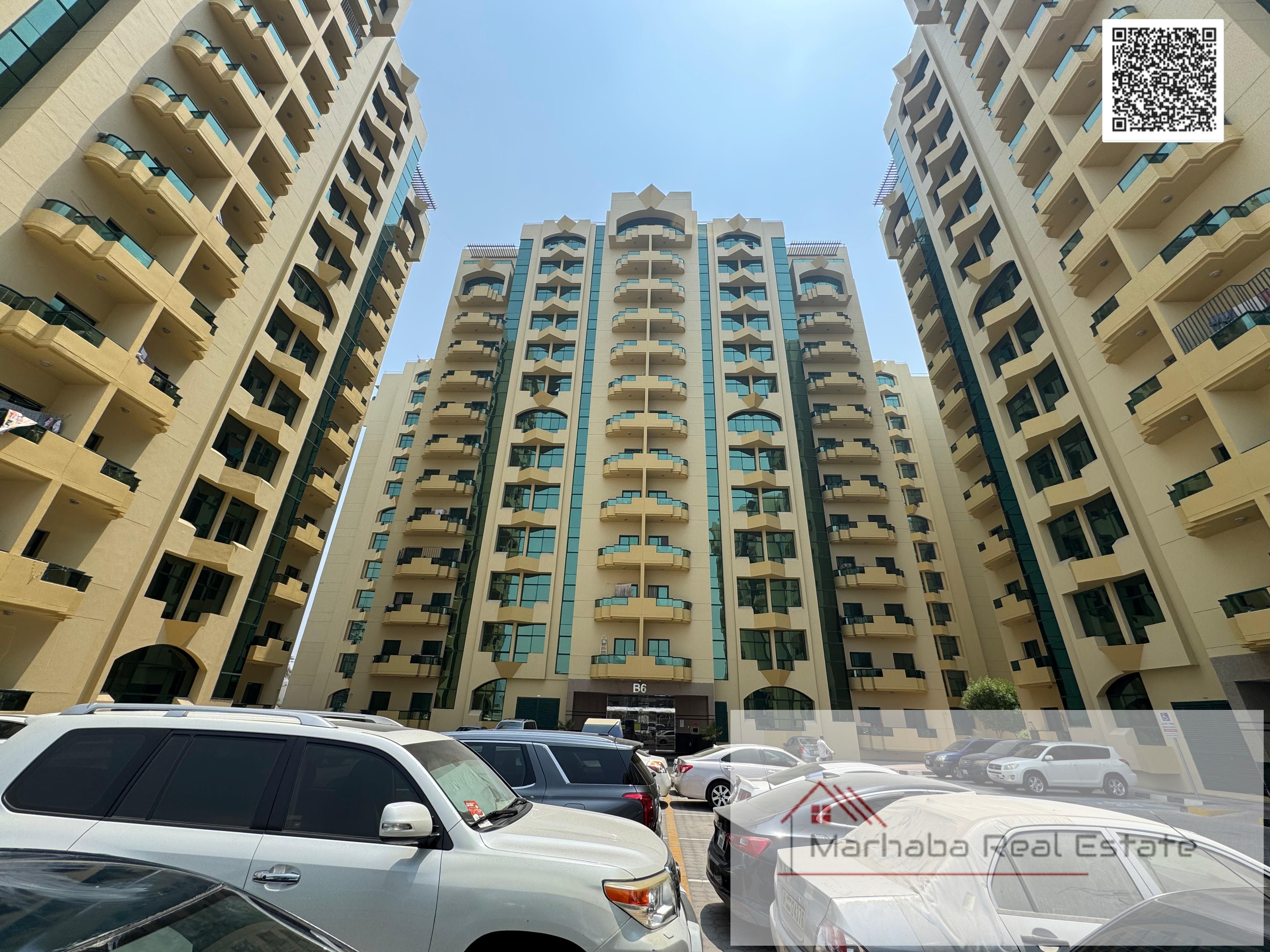 “Spacious 2 Bed, 2 Bath Fully Furnished Apartment – 1,566 Sq. Ft. | Available for yearly Rent” In Al Rashidiya Towers Ajman
