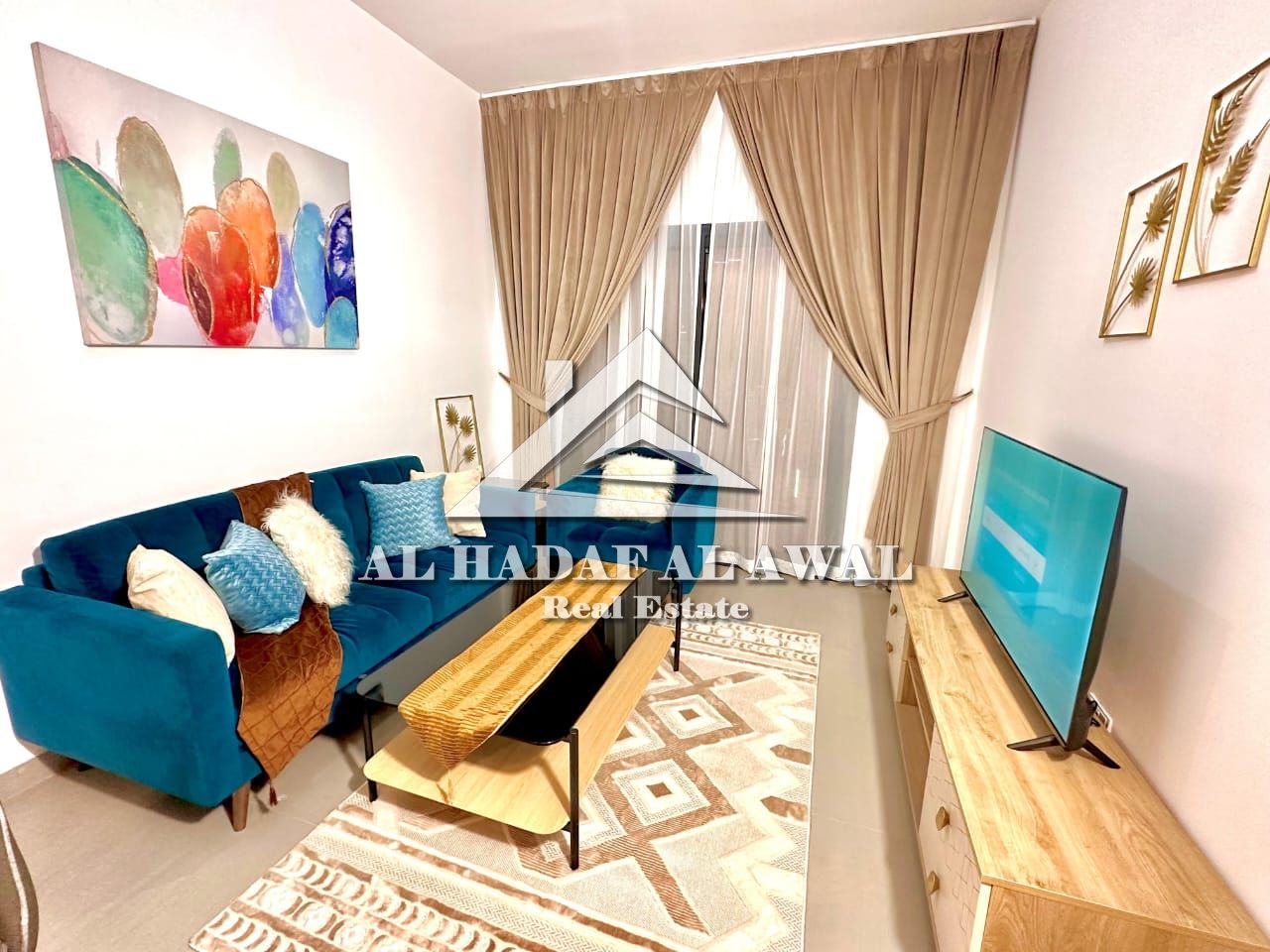 Furnished one-bedroom apartment in Al Mamsha.