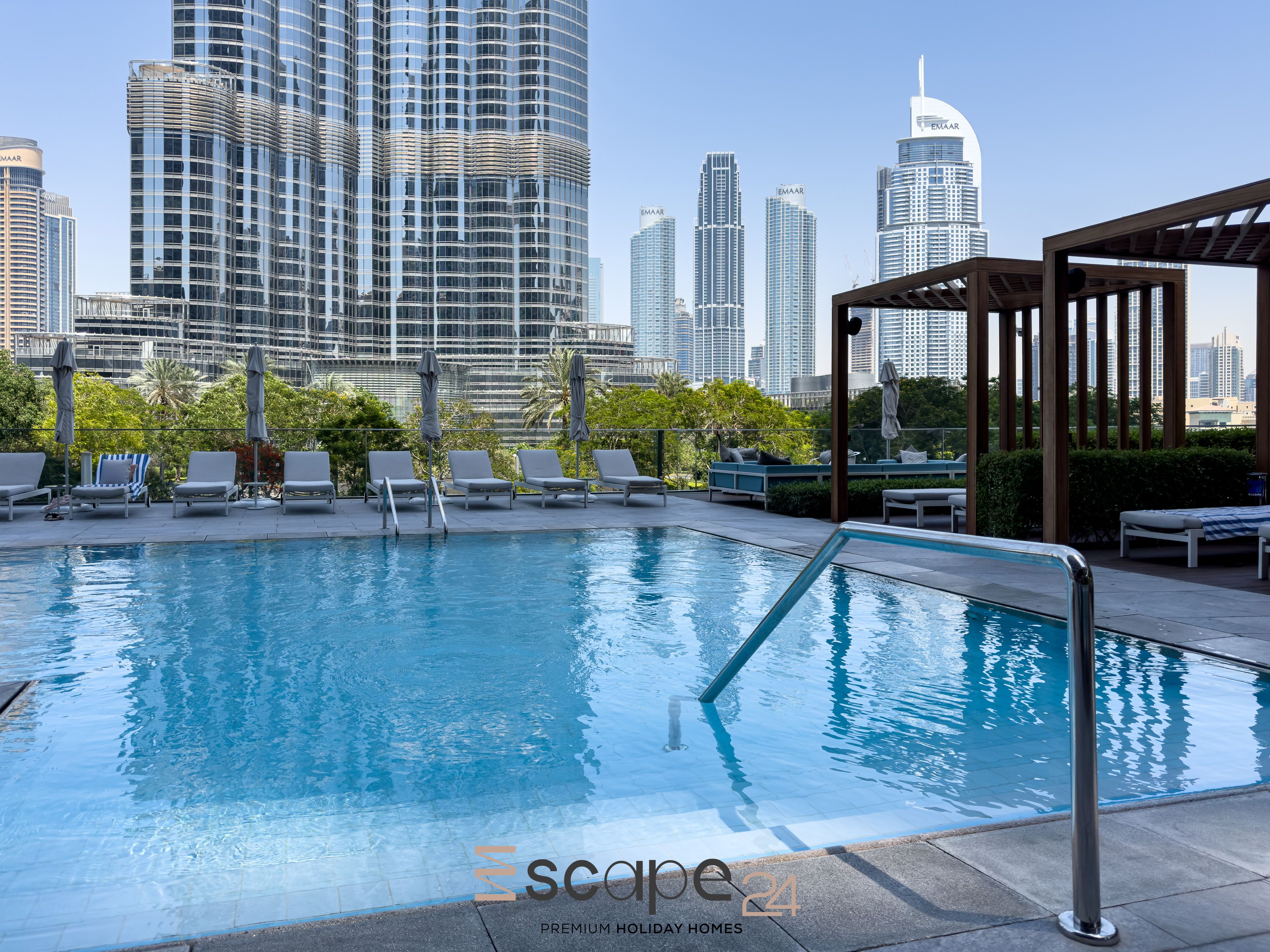 Weekly Deal | Pool With Full Burj Khalifa View | High Floor