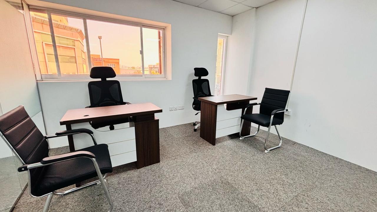 FITTED OFFICE WITH EJARI FURNISHED | MULTIPLE CHEQUES