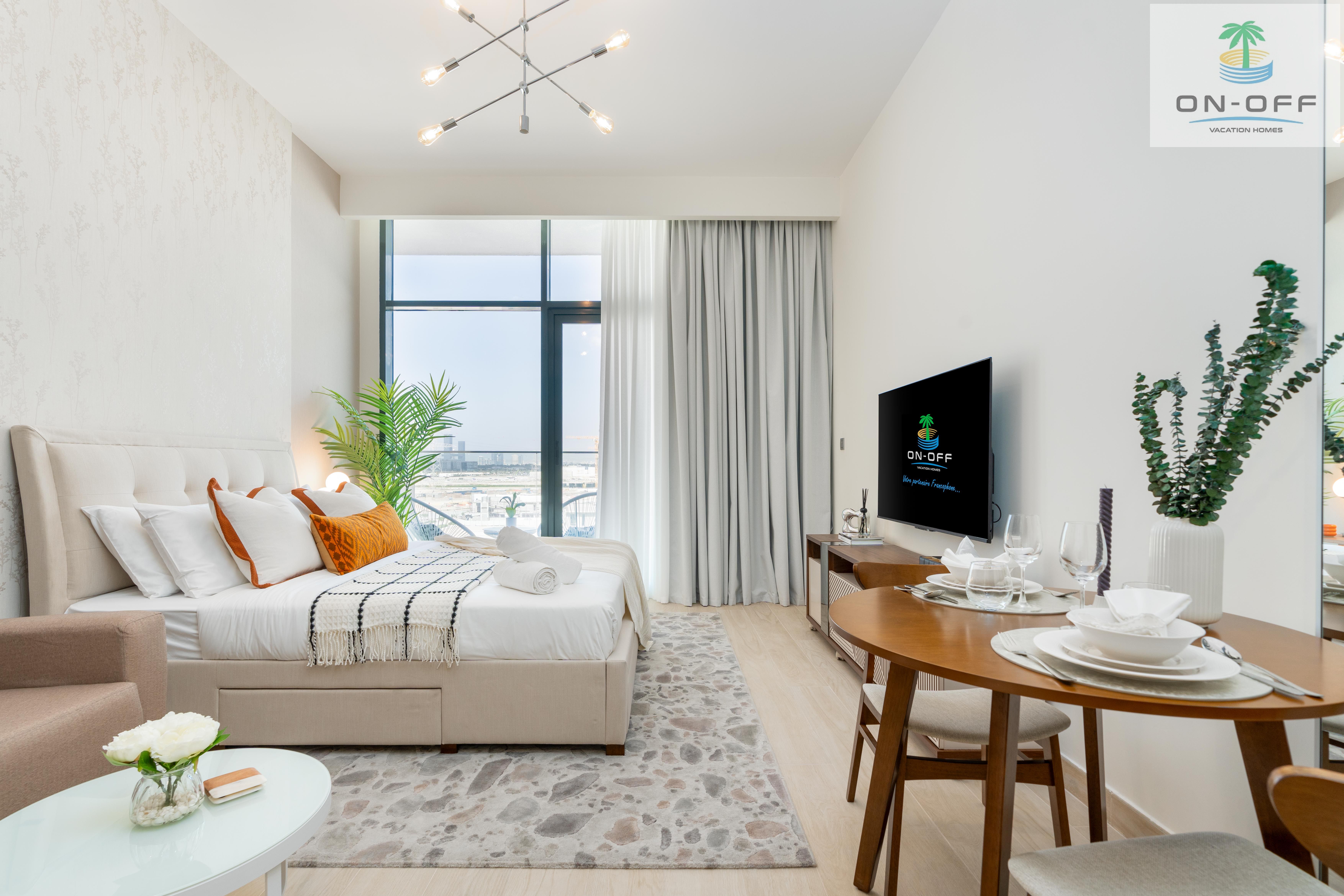 RAMADAN STAY OFFER / Warm and cozy studio with stunning Burj Khalifa & Lagoon view