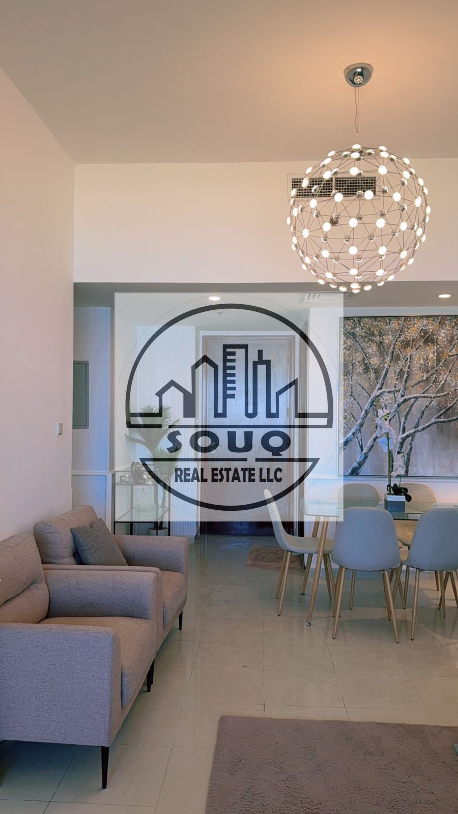 Apartment with a wonderful sea view in Al Hamra