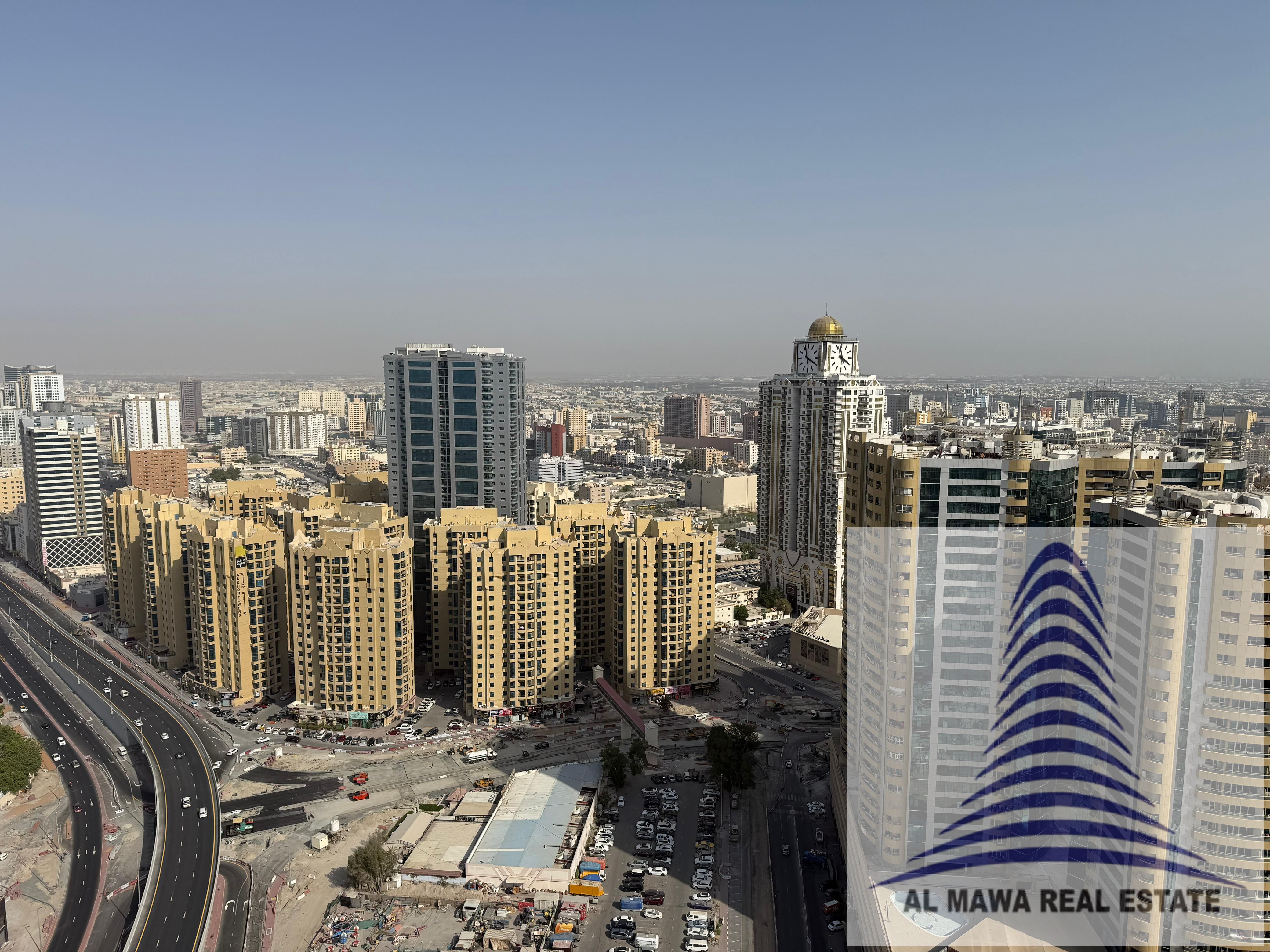 For Sale: 2 BHK Apartment | 29th Floor | Stunning Open View – Oasis Tower 1, Ajman