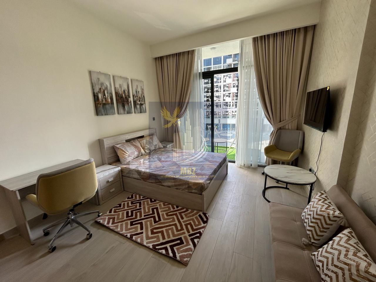 Stylish Studio with Balcony | Azizi Riviera 24 | AED 60K