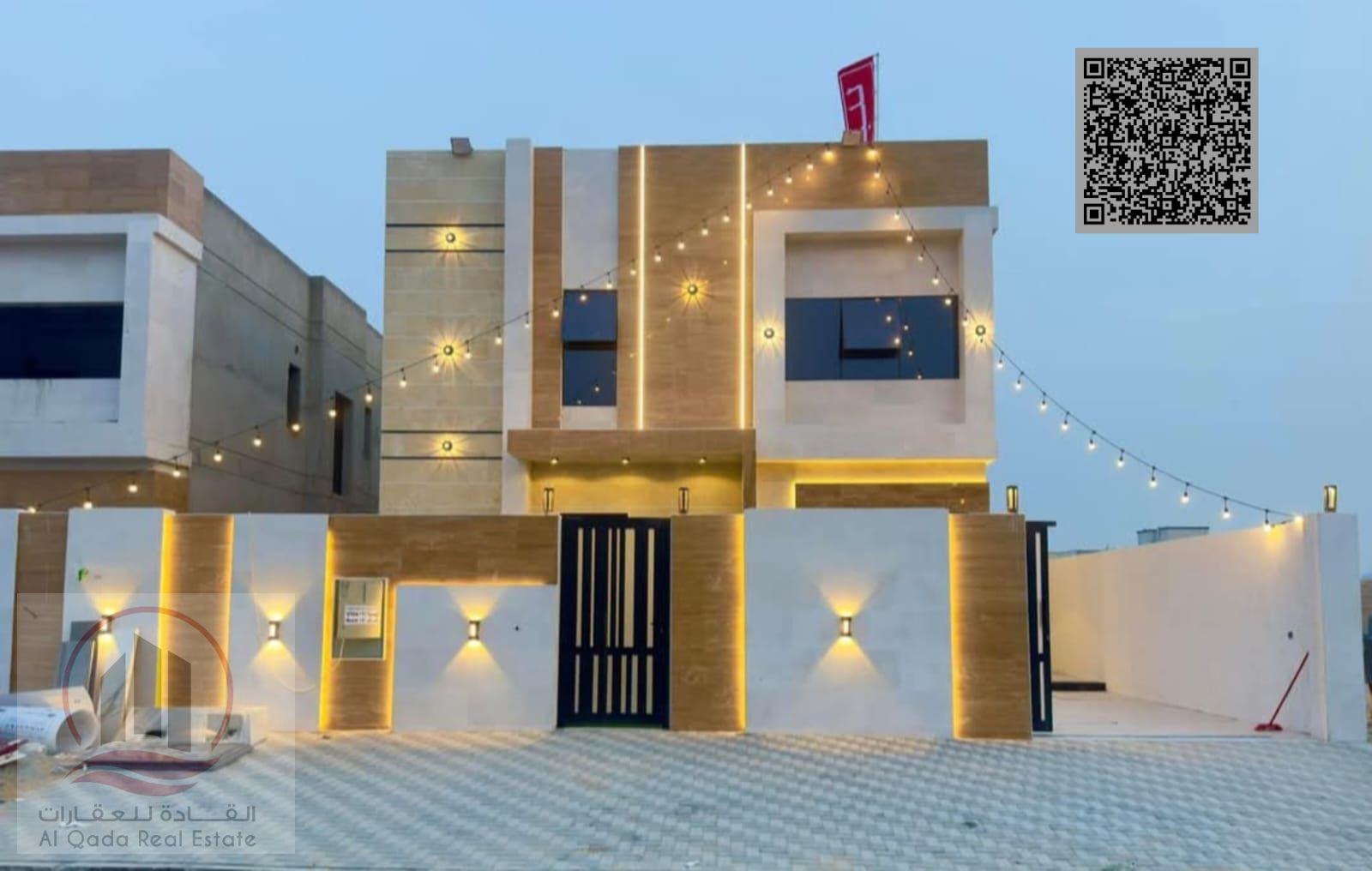 For sale: Villa in Al Zahia, Ajman. 3 master bedrooms, a living room, a maid's room. Freehold for all nationalities. Bank financing is possible withou