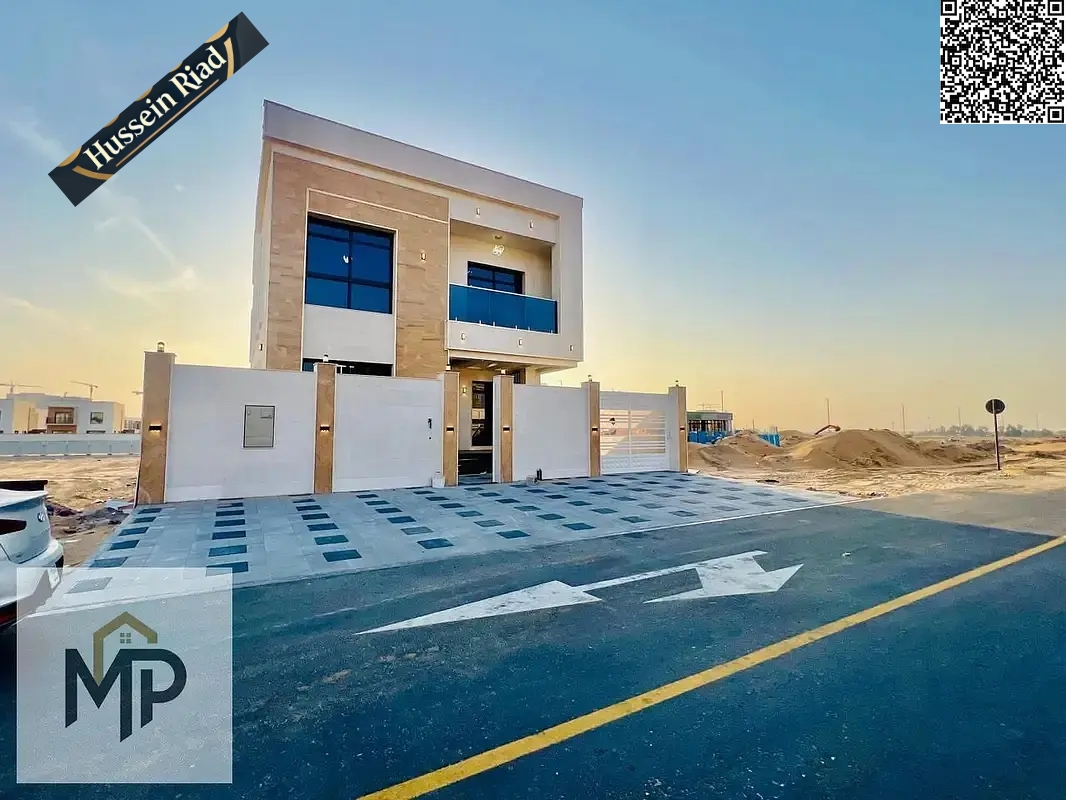 6 bedroom villa for sale in Al Helio 2, modern design and spacious areas, price includes registration fees, opportunity for luxurious living