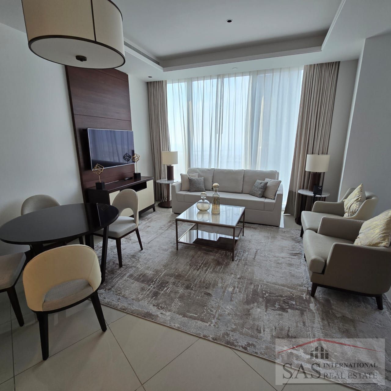 Stunning 1-Bedroom Sky View Unit with Sea View – Fully Furnished for Rent!