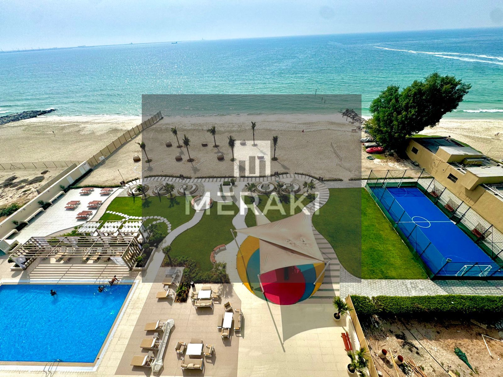 3BR + Maid Room || Private Beach