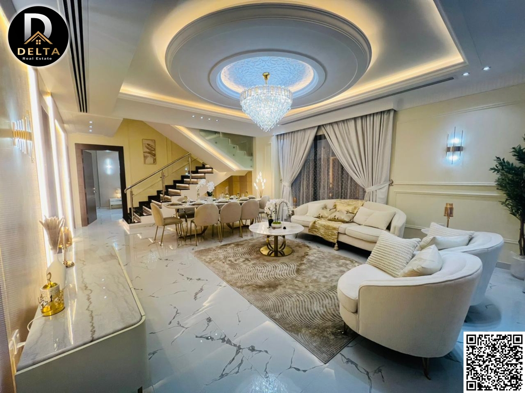 Luxury modern furnished villa with a very luxurious interior design, including everything with very luxurious hotel finishes, you can own it now
