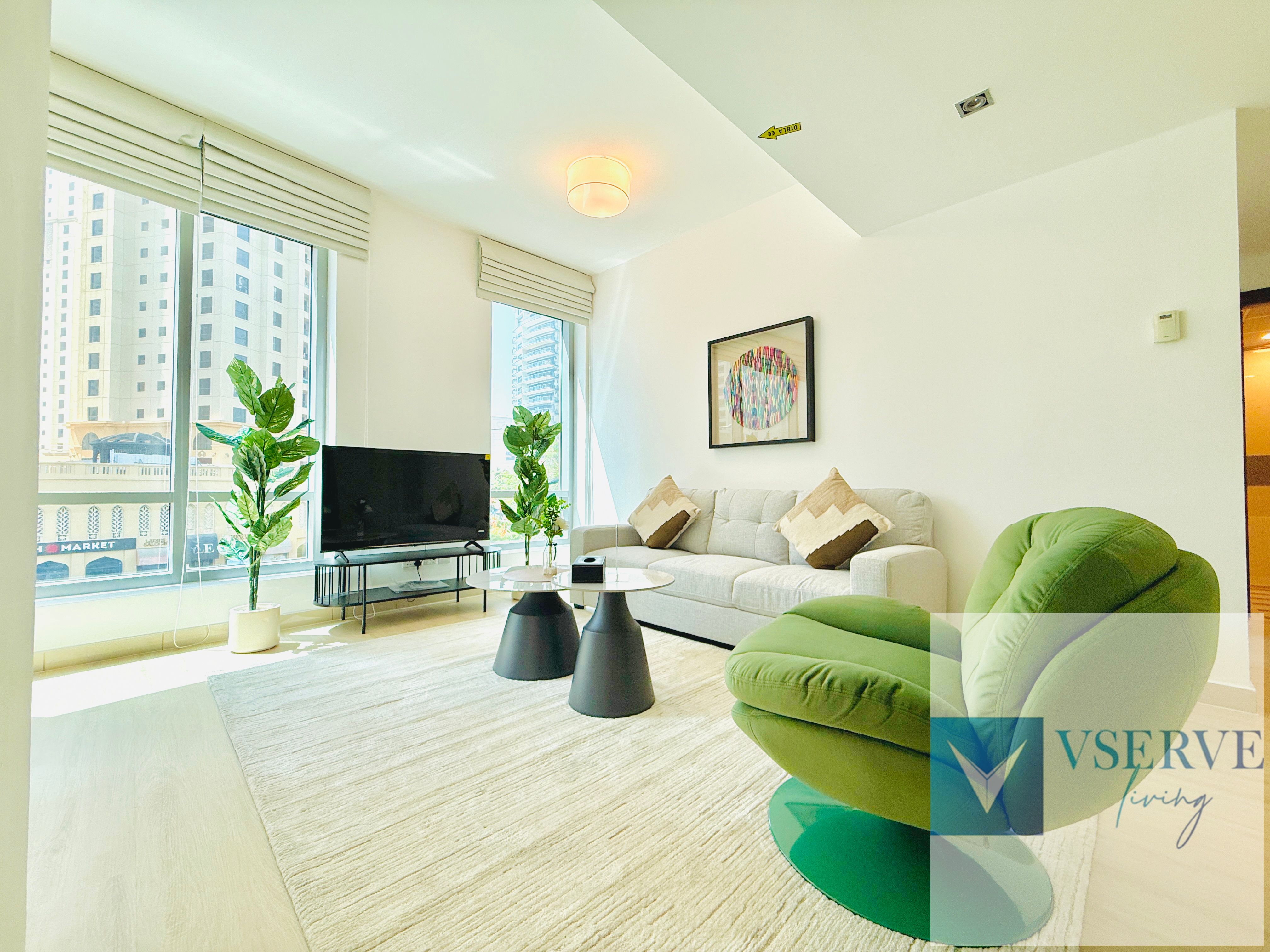 Vserve - 1 BR Escape in the Heart of Dubai Marina