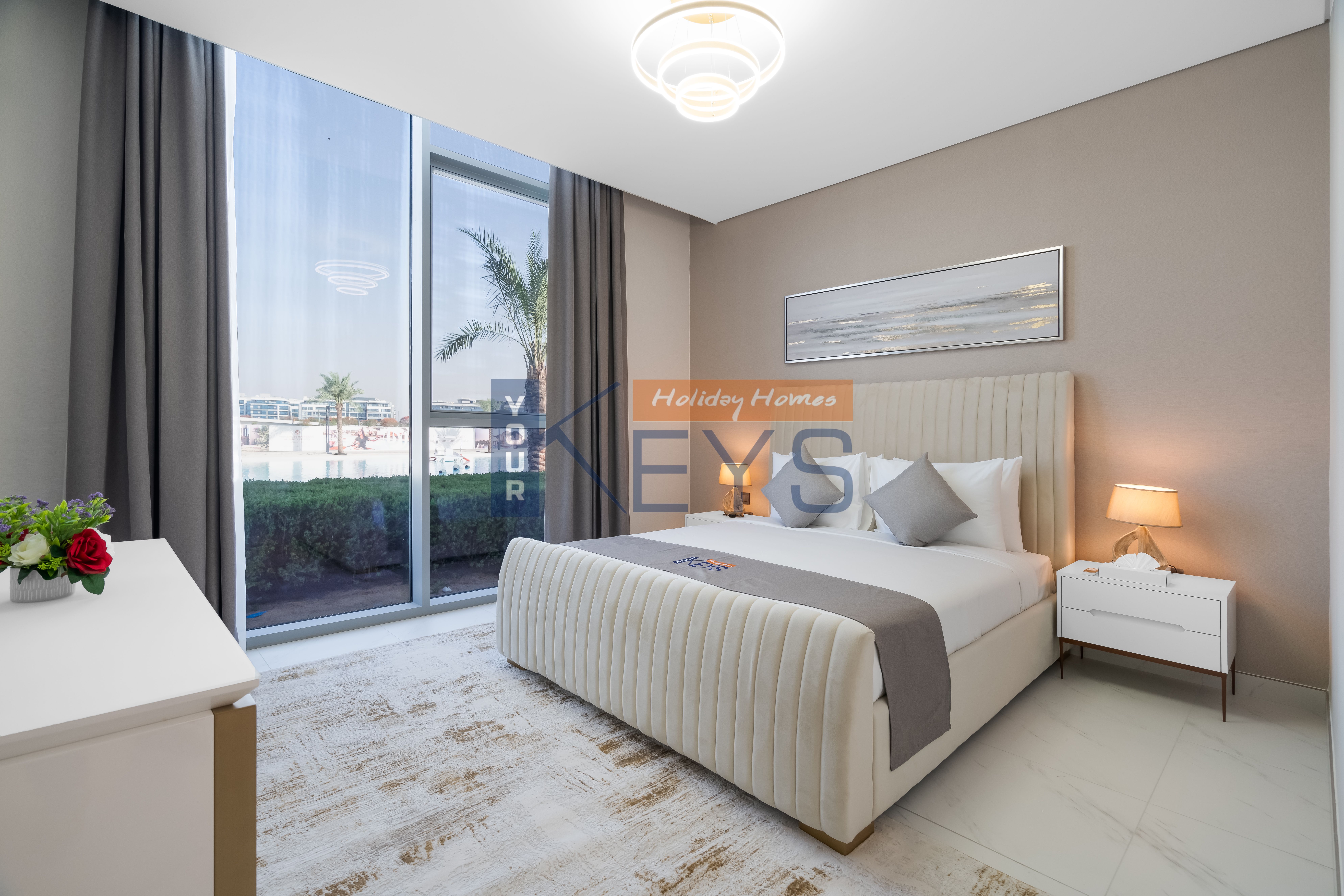 Two Bedroom Deluxe Apartment | with huge Open Balcony ! Ground Floor ! District One, MBR City, Dubai
