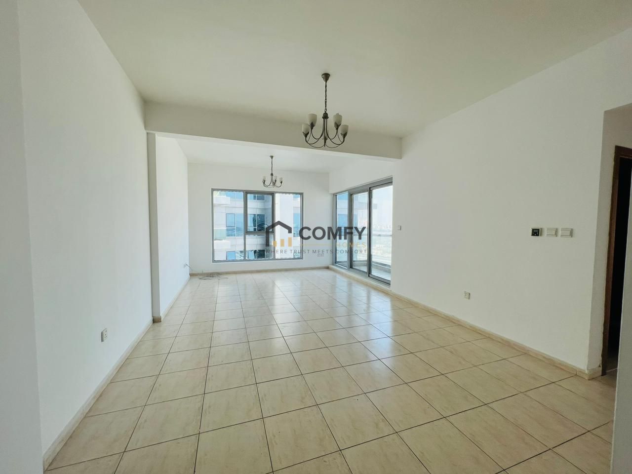 CLOSE KITCHEN | 2 BEDROOM HALL WITH BALCONY 75,000/- 4 CHEQS