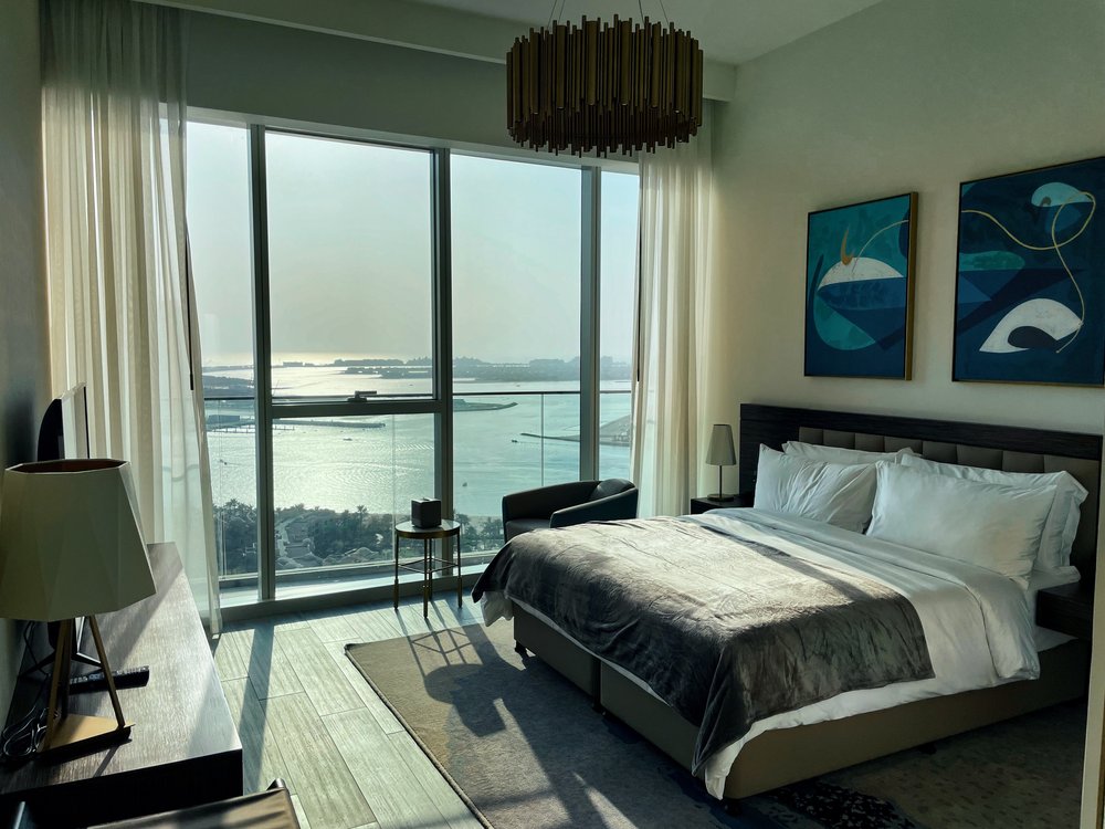 Designer furnished 1BR | Stunning sea view | Move-in ready