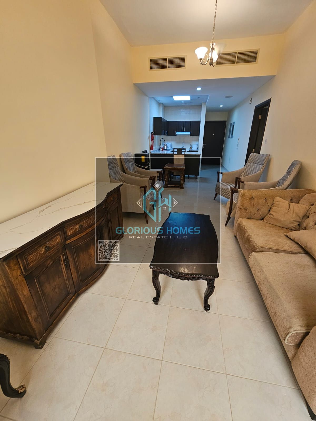 (Monthly - AED - 3500/- )Brand NEW - Fully Furnished - 1BHK all inclusive