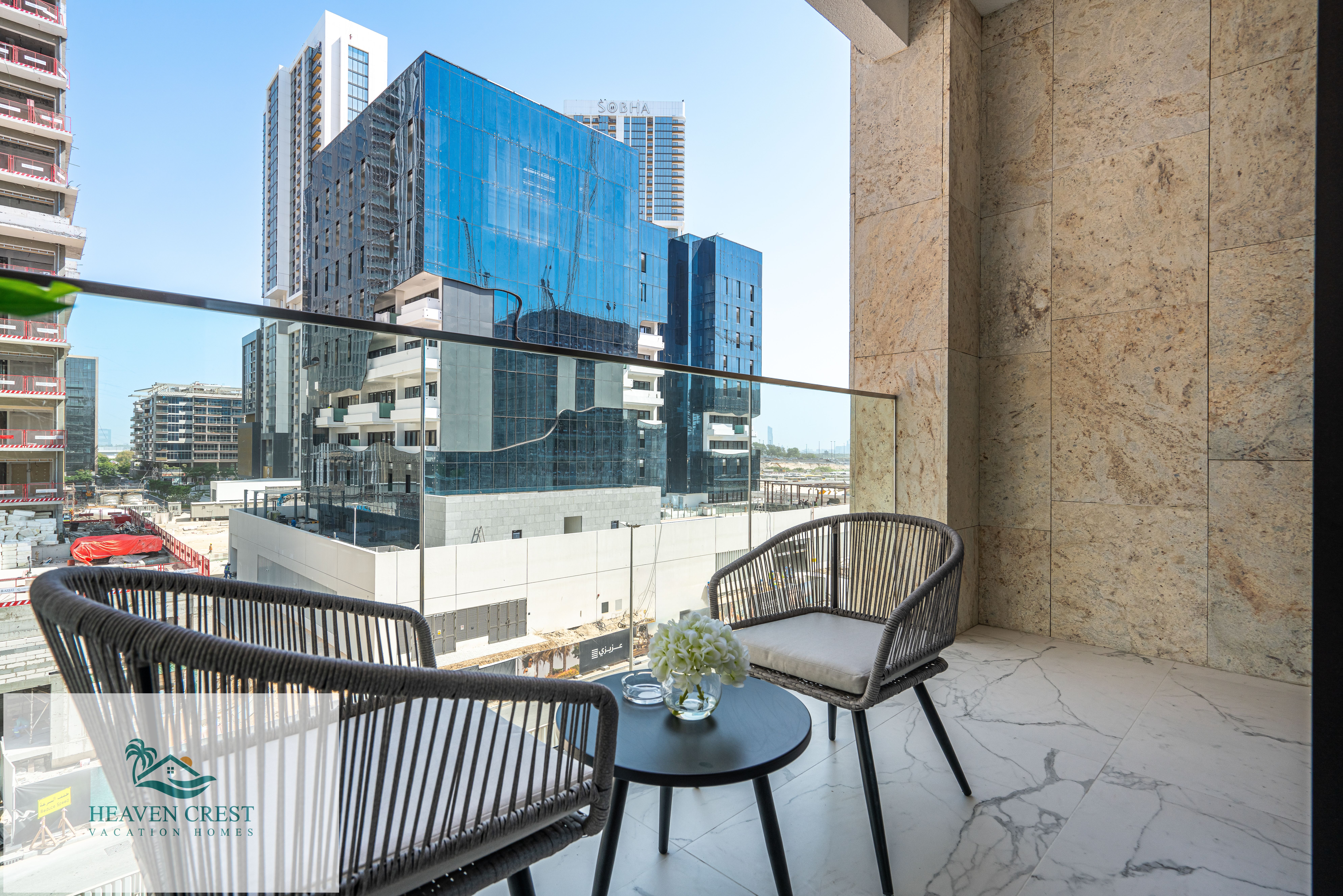 Fully Furnished | Azizi Riviera | 1BD City View