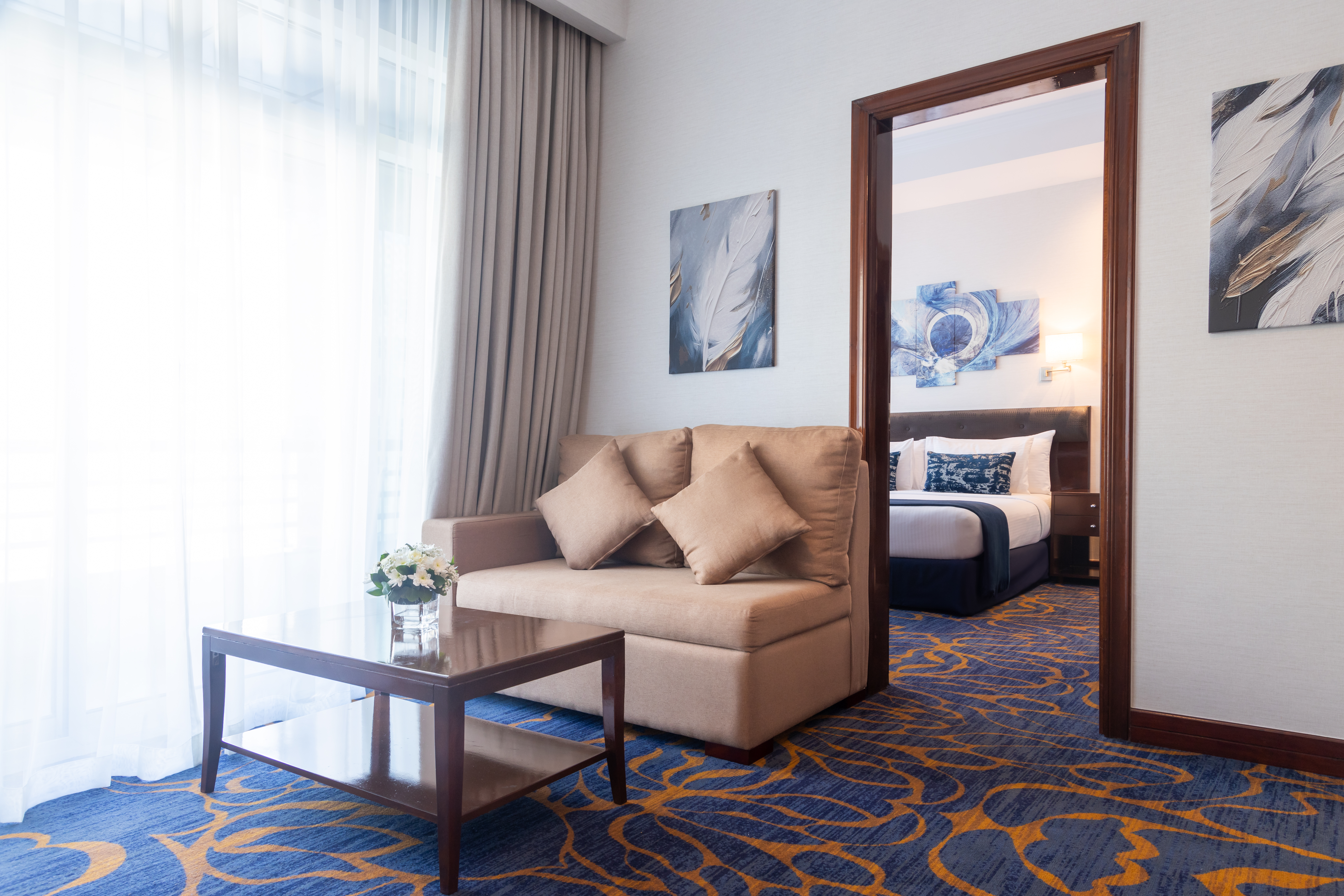 Stylish 1-Bedroom at MD Hotel by Gewan, 4 Star Hotel – Free Shuttle to JBR Beach & Outlet Mall