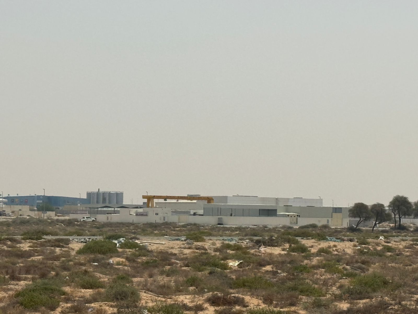 For sale, industrial land in the Al Sajaa area in Sharjah, a very distinguished location