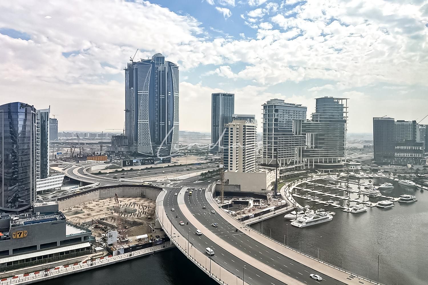 Canal View | Furnished Studio | One Parking l