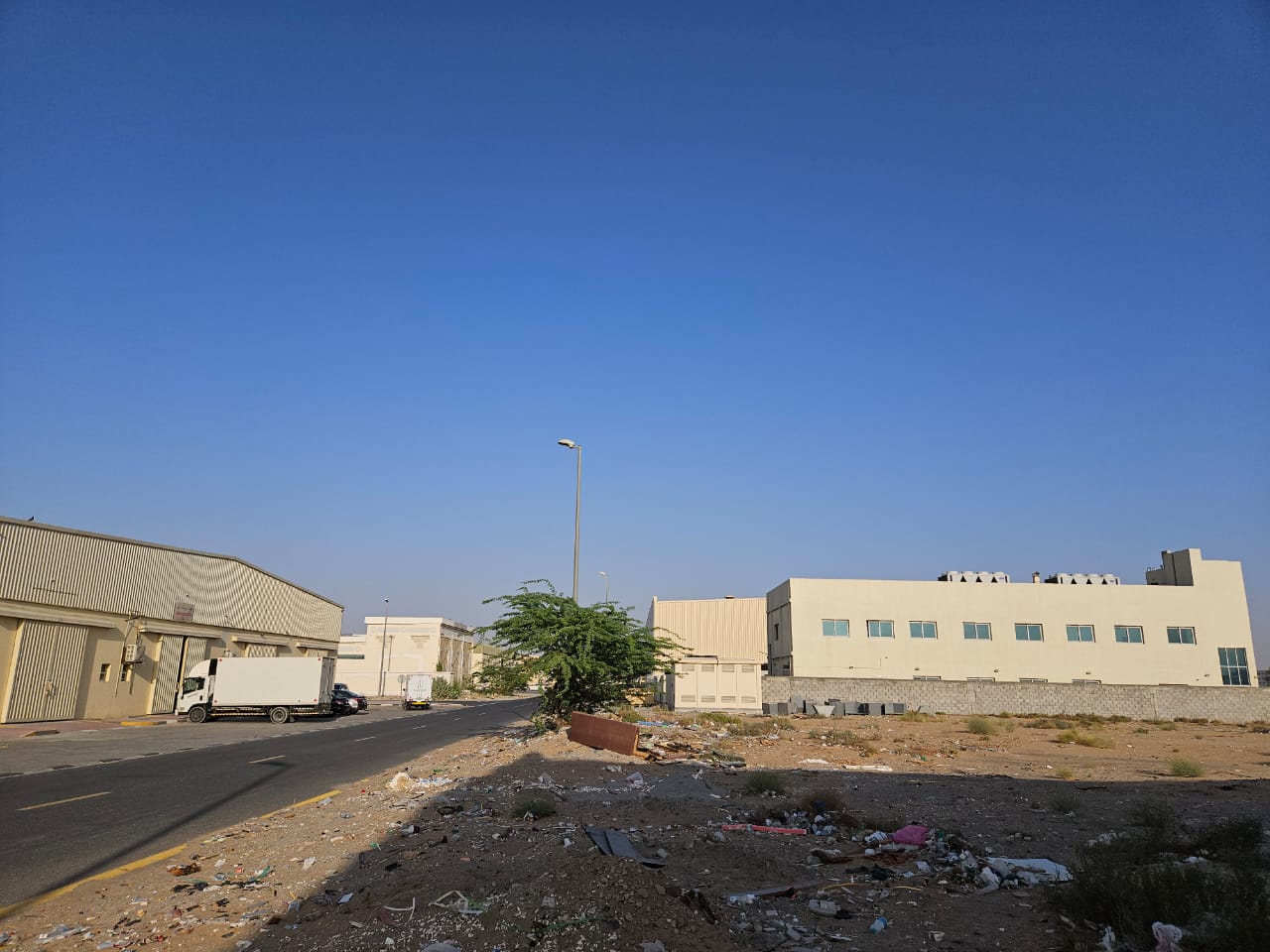 Own an industrial land in a very distinguished location in Sharjah, Al Sajaa area