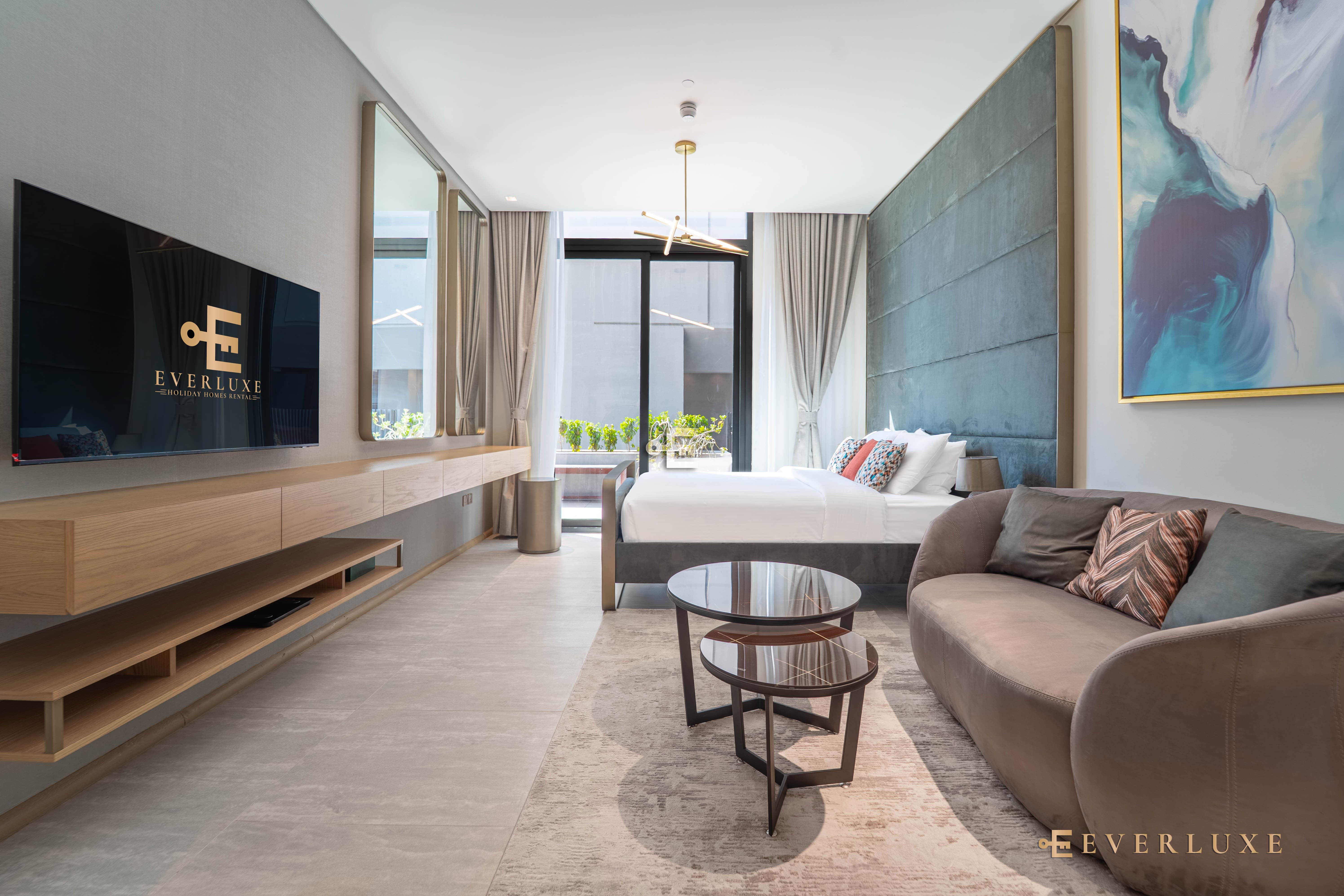 Upgraded designer Studio With a Private Terrace