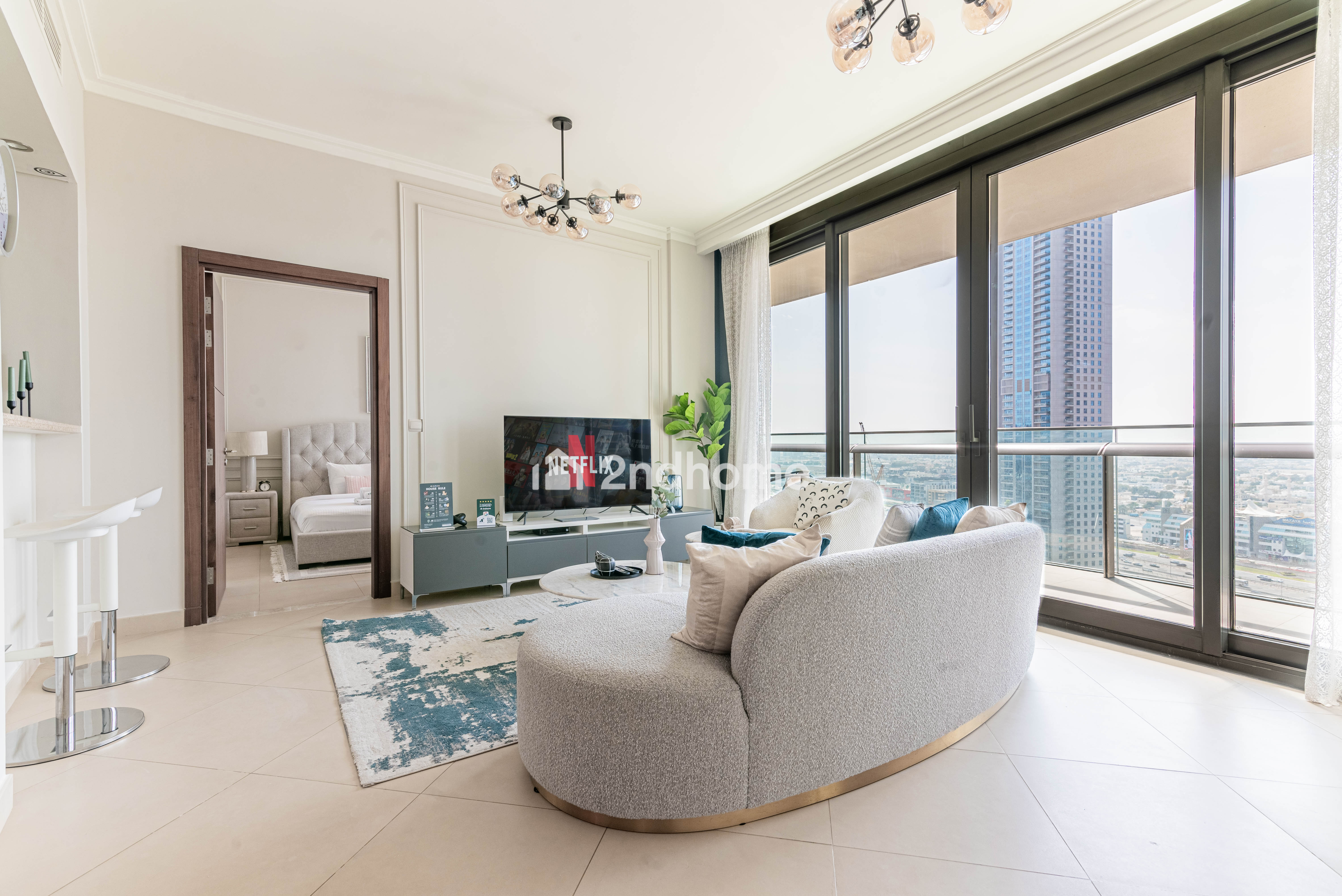 Burj Vista Tower 2, Downtown - Upgarded 2 bedroom