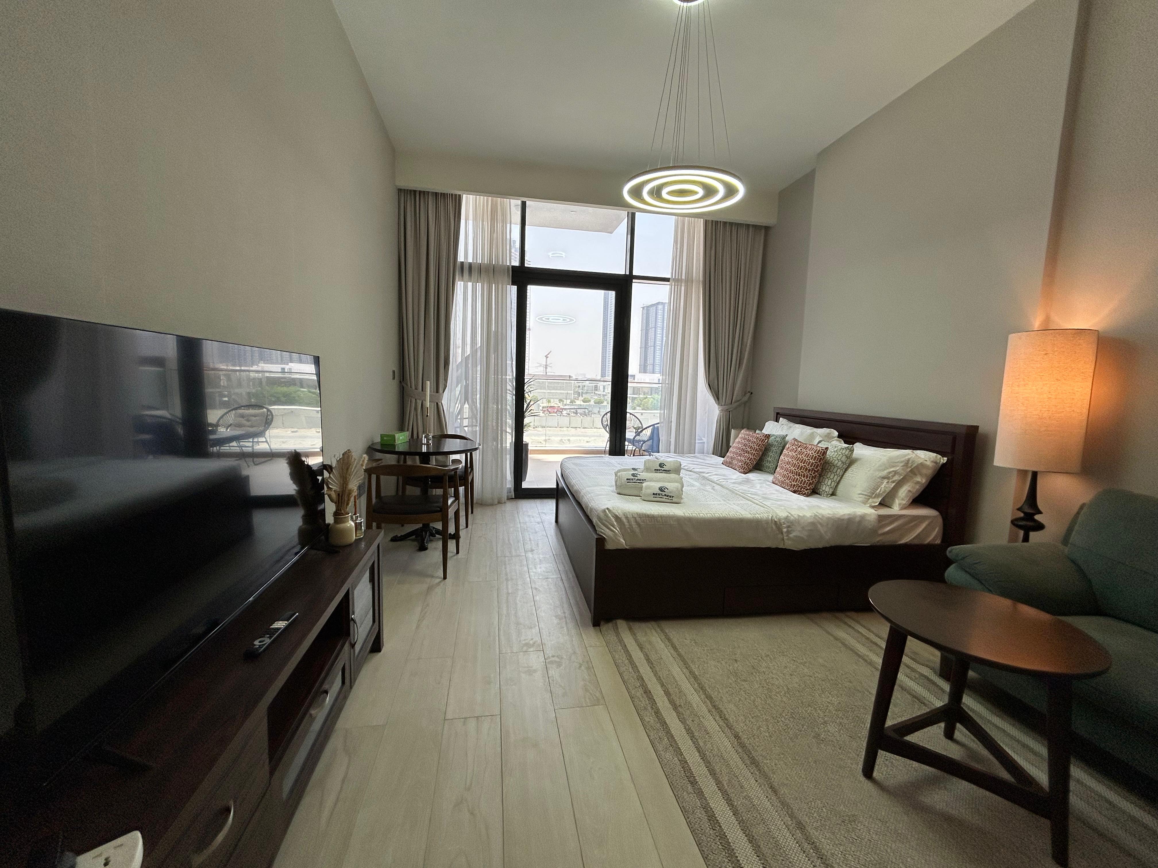 Elegant Fully Furnished Studio in Azizi Riviera